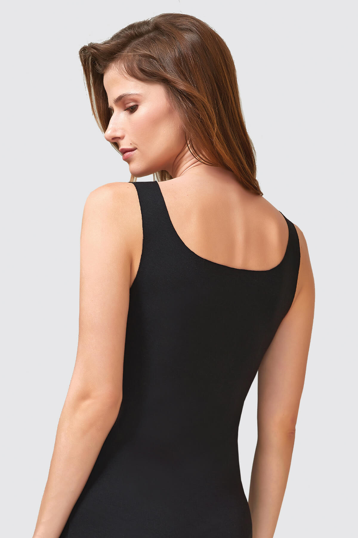 Kadın Pamuklu Lazer Kesim Atlet 7033