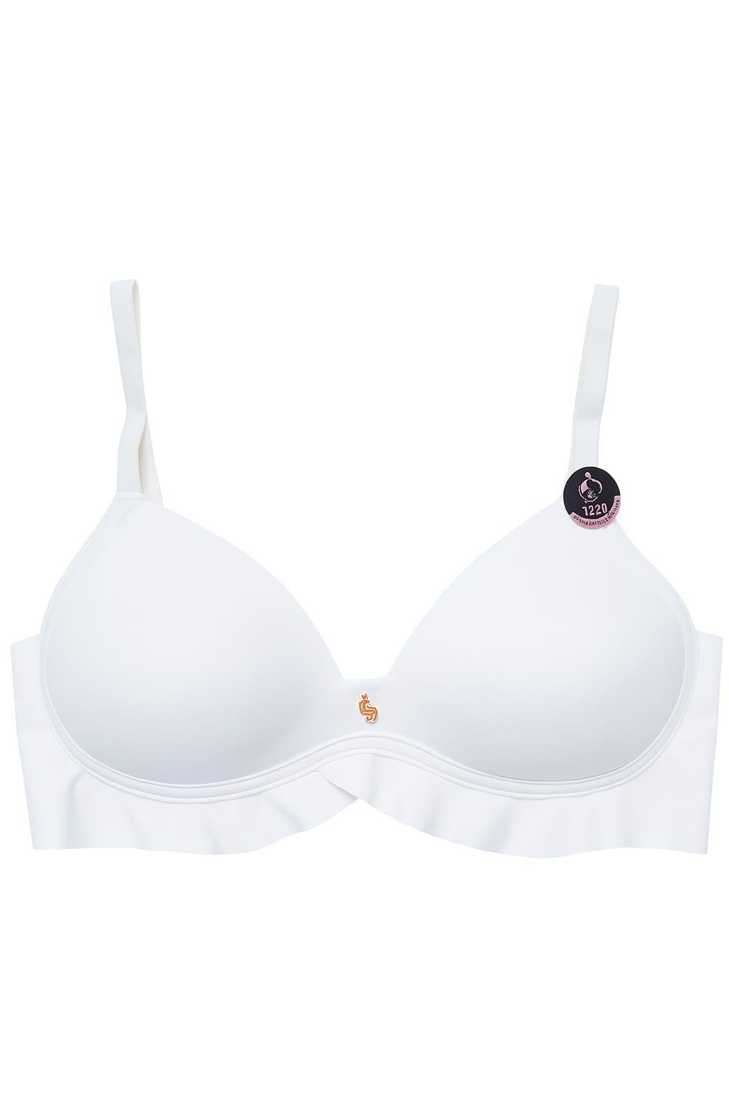 Lazer Kesim Hafif Destekli Ekru Sütyen (703)