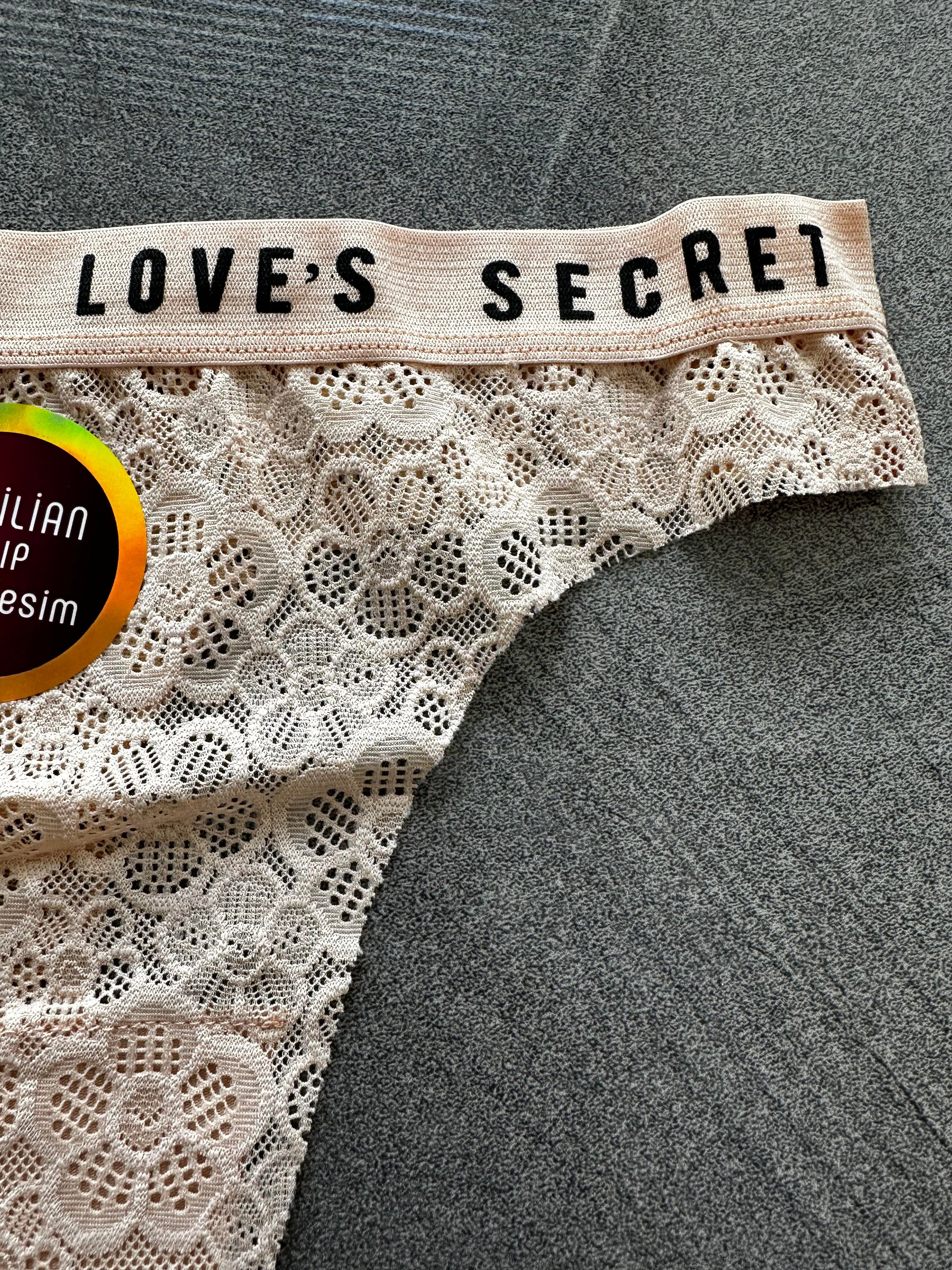 Love's Secret Lazer Kesim Dantelli Ten Tanga