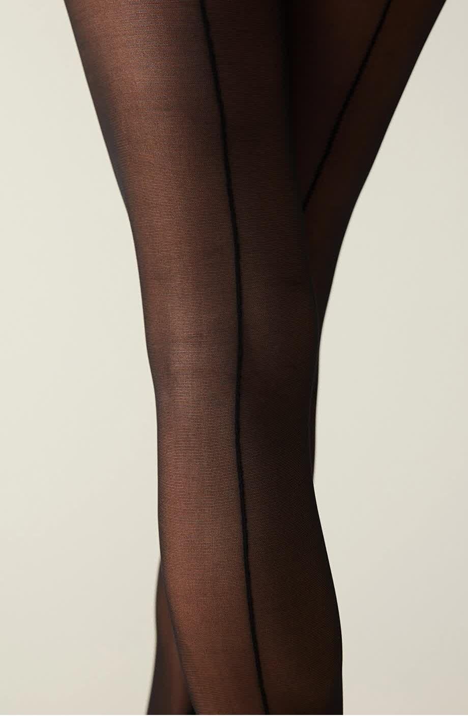 Penti Siyah Nostalji Külotlu Çorap