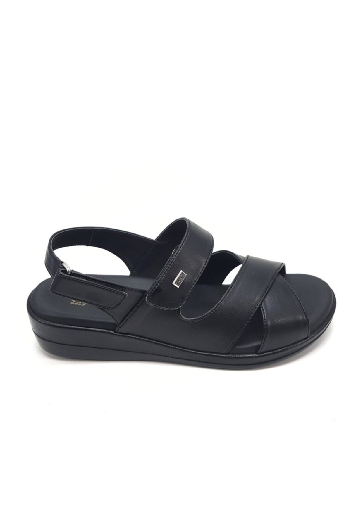 CEYO BAYAN 9863-12 SİYAH SANDALET410B9863-12S-0CEYO