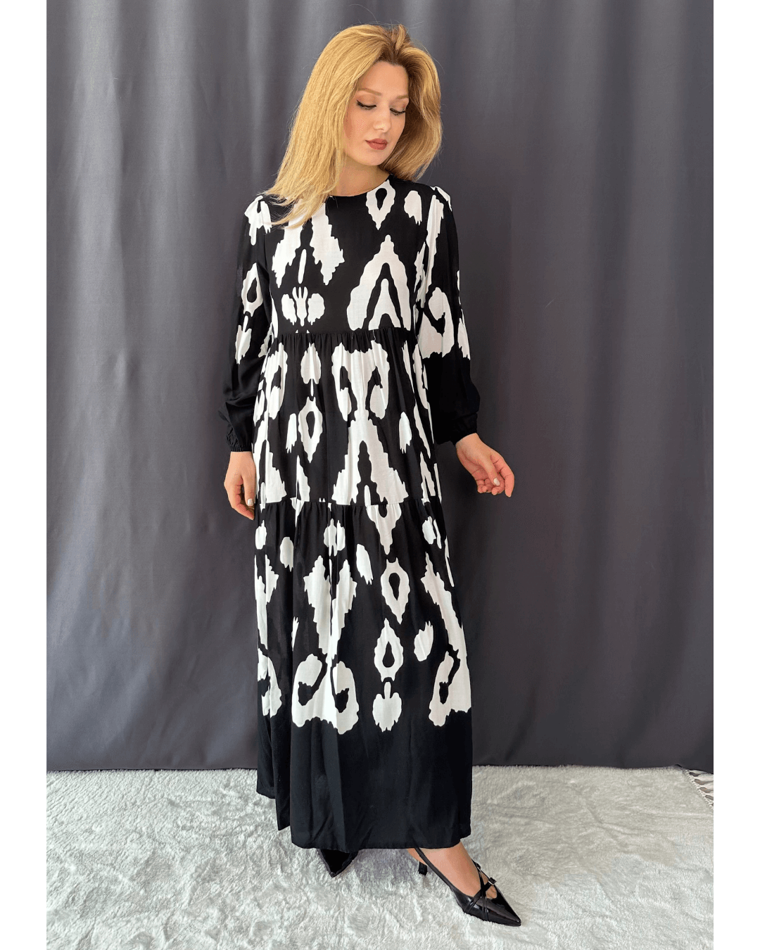 estelle bayan elbise 7680TEKSTİL