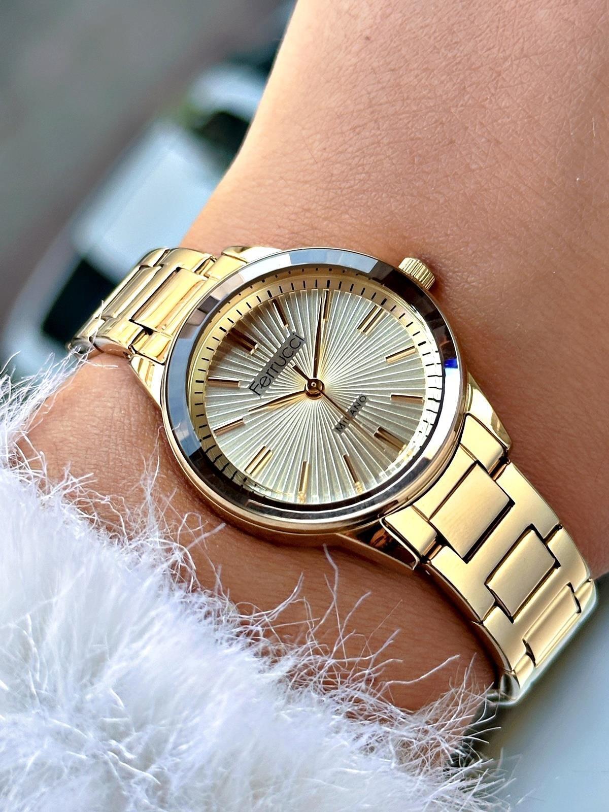 FERRUCCI METAL KOL SAATİ FC 0624 03386M.03 640092AKSESUAR(SARACİYE,EKİPMAN VS)