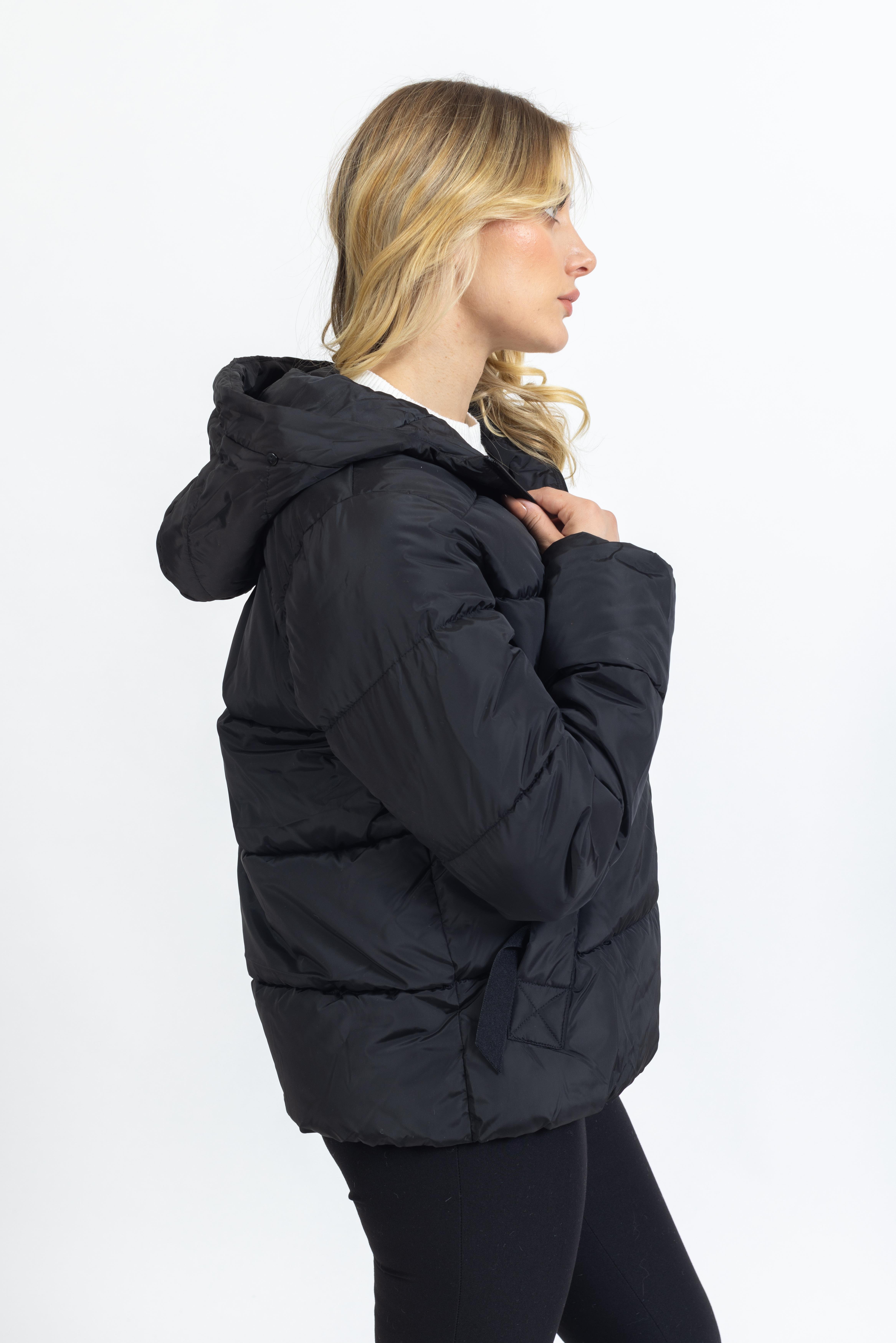 only kadın siyah mont 15205638 KADIN MONT