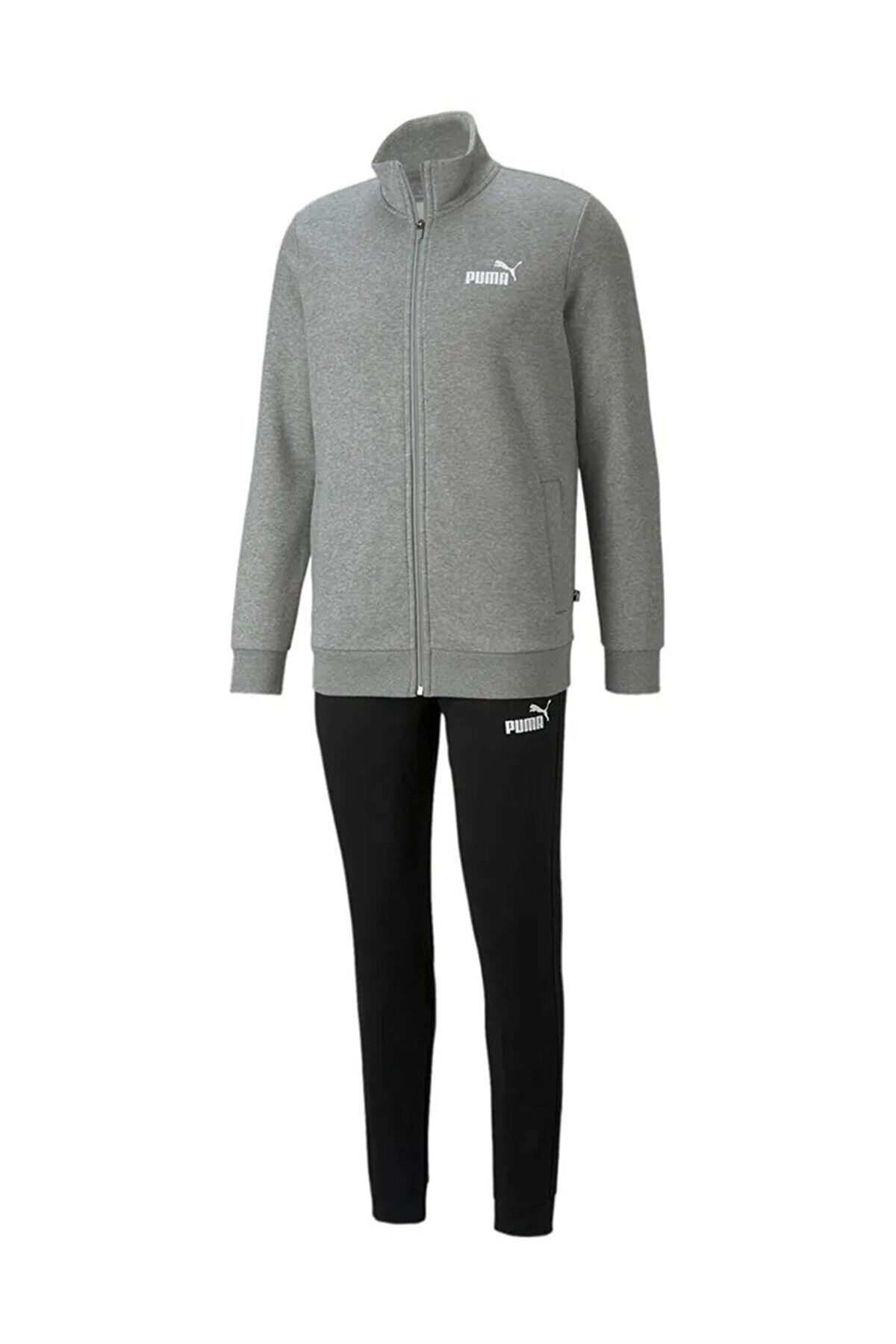puma erkek Clean Sweat Suit FL Medium Gray Heather 5858410322K58584103T-PM061Puma