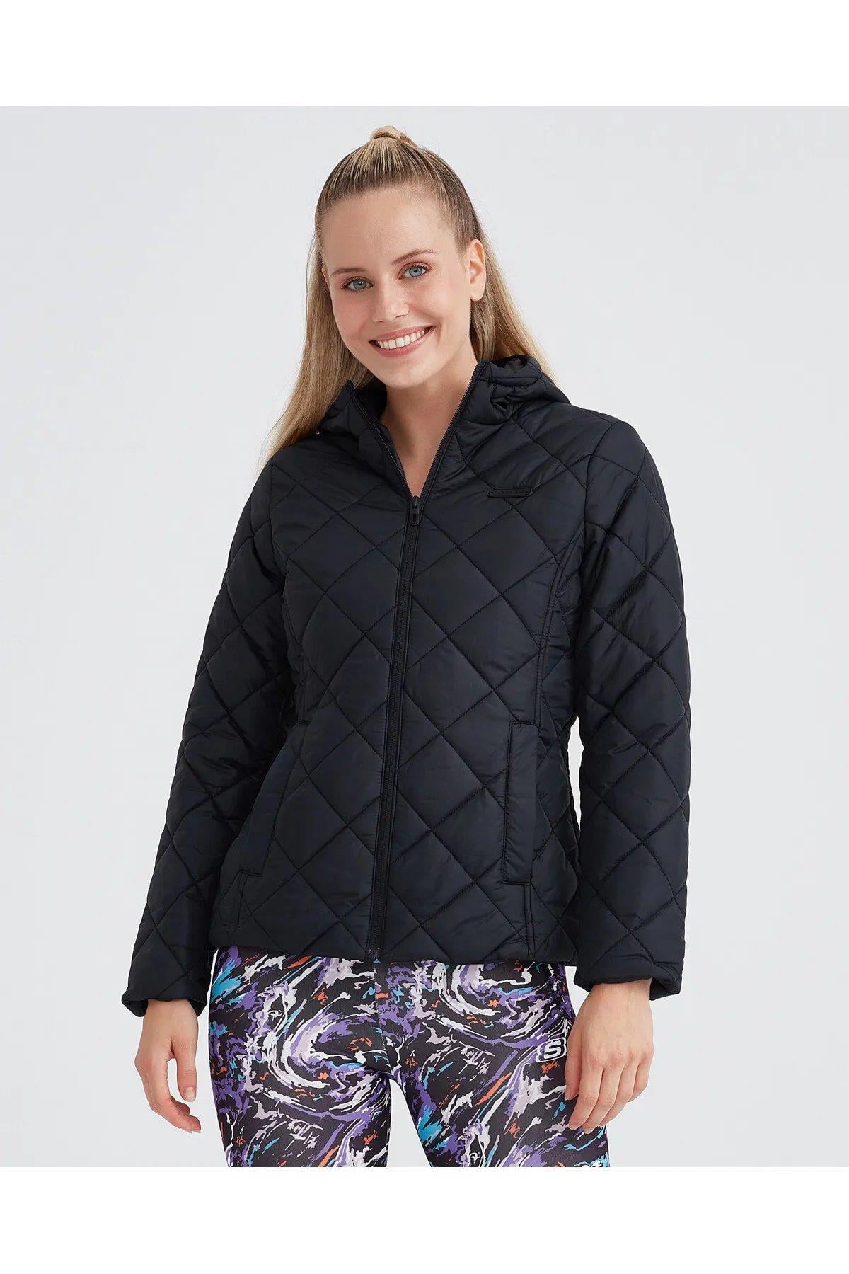 Skechers W Capitone Hooded Jacket S212001TEKSTİL