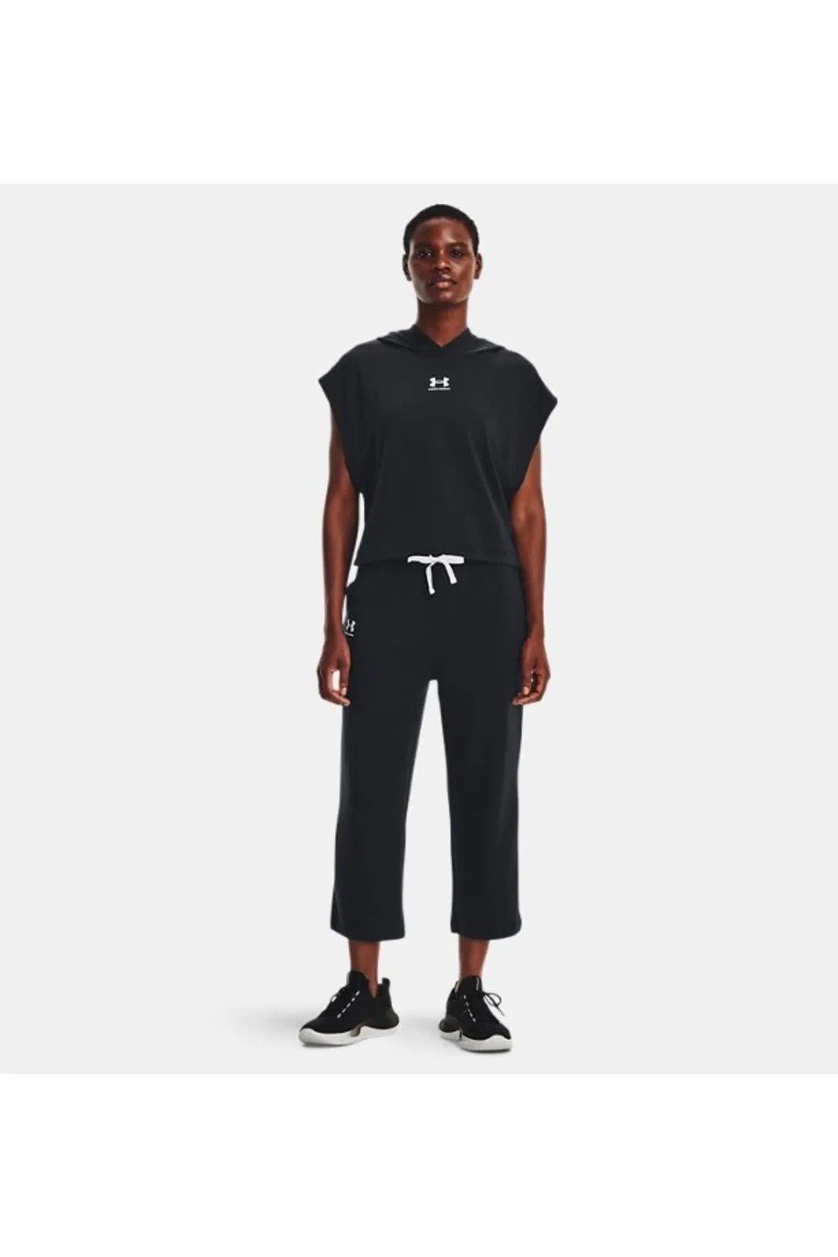 UNDER ARMOUR WOMENS UA Rival Terry Flare Crop 1377000TEKSTİL