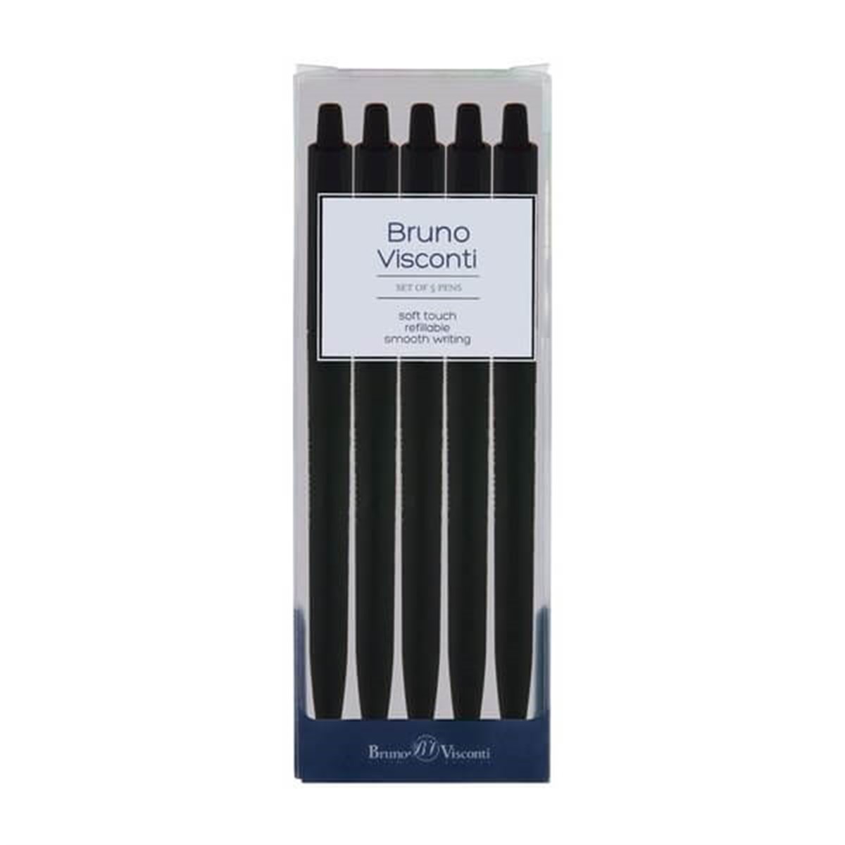 Bruno Visconti Slim Click 5li Set Tükenmez Kalem SiyahBruno Visconti Slim Click 5li Set Tükenmez Kalem SiyahTükenmez KalemBruno Visconti