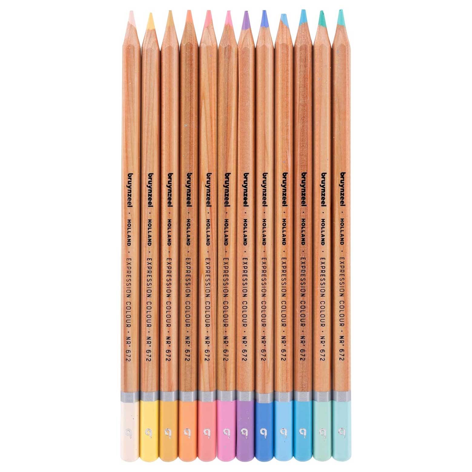 Bruynzeel Expression Colour Kuru Boya Kalemi 12 Renk Pastel TonlarBruynzeel Expression Colour Kuru Boya Kalemi 12 Renk Pastel TonlarKuru Boya SetleriBruynzeel