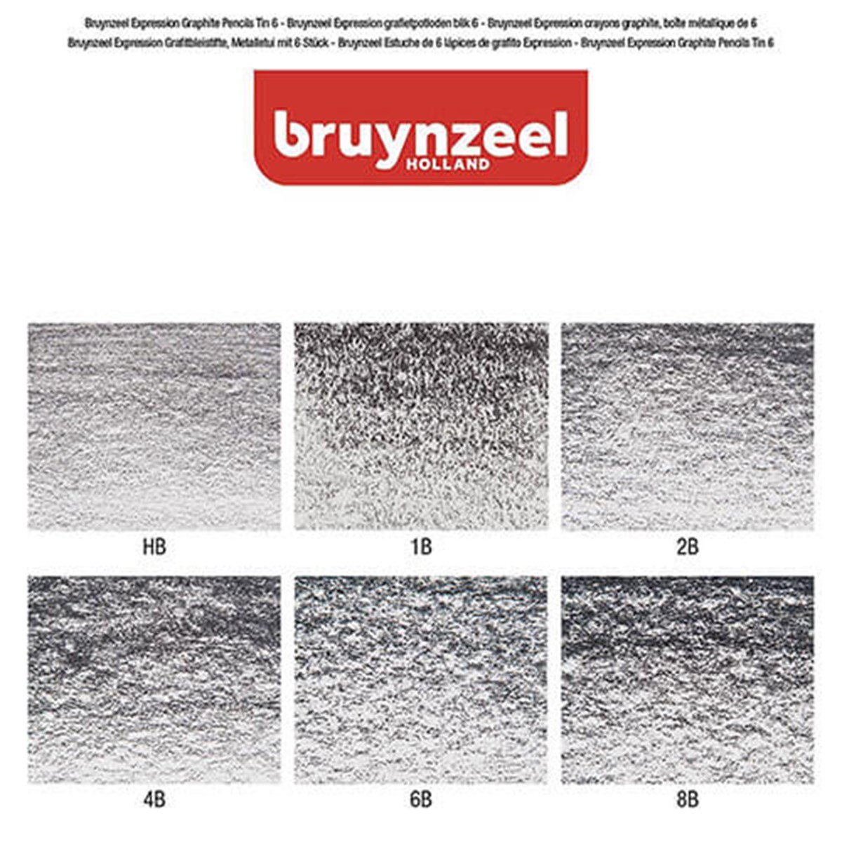 Bruynzeel Expression Graphite Dereceli Kalem 6'lı SetBruynzeel Expression Graphite Dereceli Kalem 6li SetTeknik Çizim ve Grafik KalemleriBruynzeel