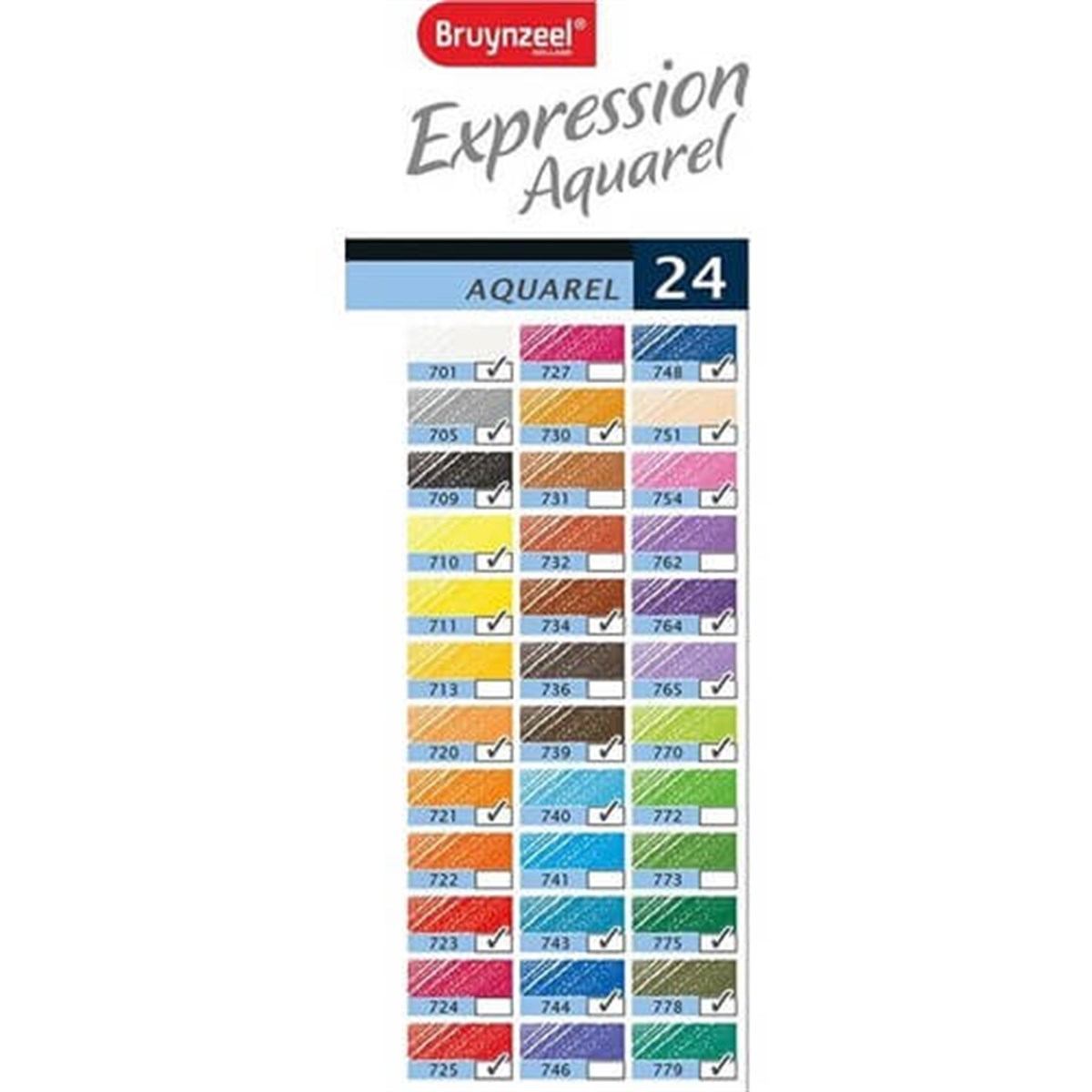 Bruynzeel Expression Series Sulu Boya Kalem Seti 24'Lü 60313024Bruynzeel Expression Series Sulu Boya Kalem Seti 24 lüAquarell Boya Kalem SetleriBruynzeel