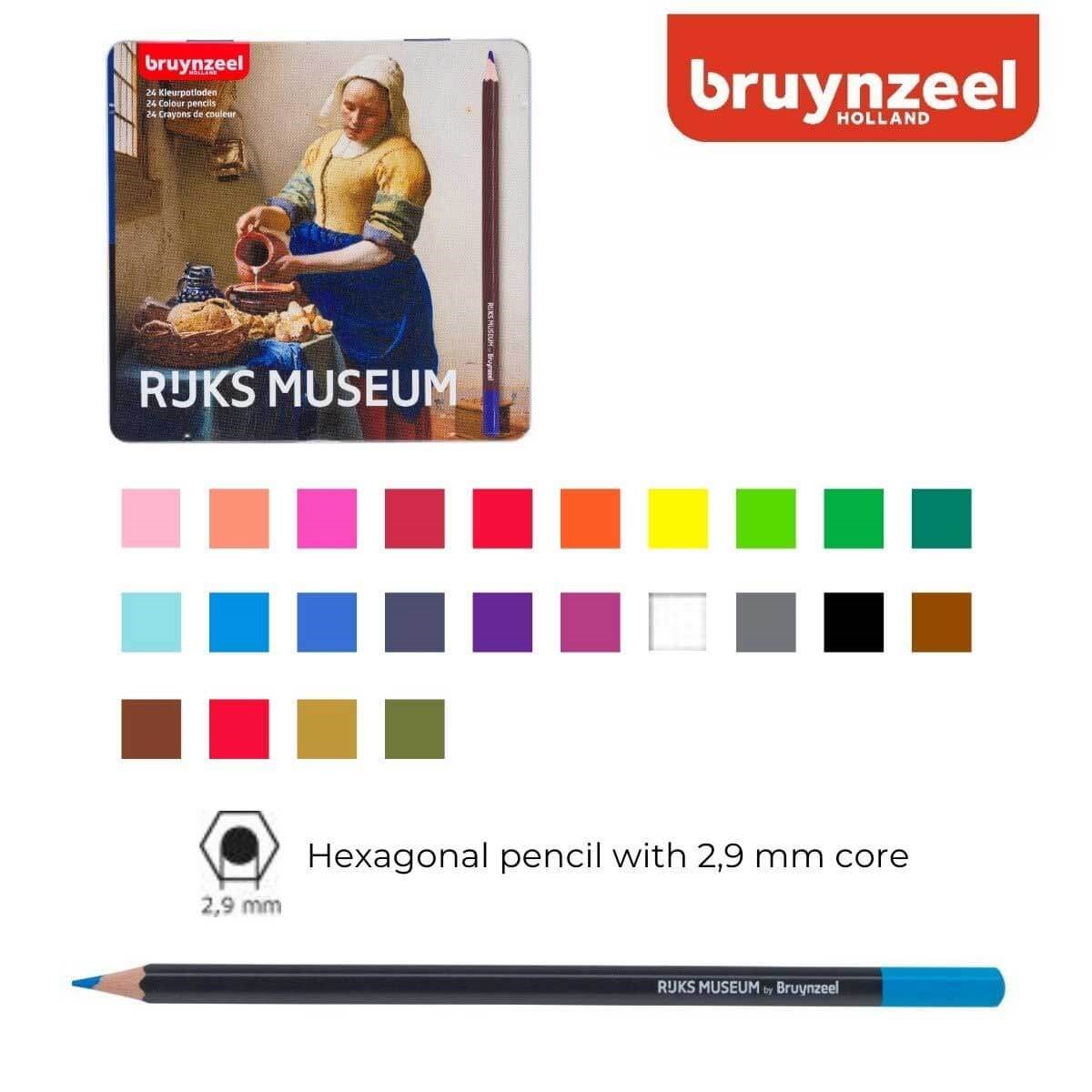Bruynzeel Rijks Museum Kuru Boya Kalem Seti 24 Renk Milk Maid Metal KutuBruynzeel Rijks Museum Kuru Boya Kalem Seti 24 Renk Milk Maid Metal KutuKuru Boya SetleriBruynzeel