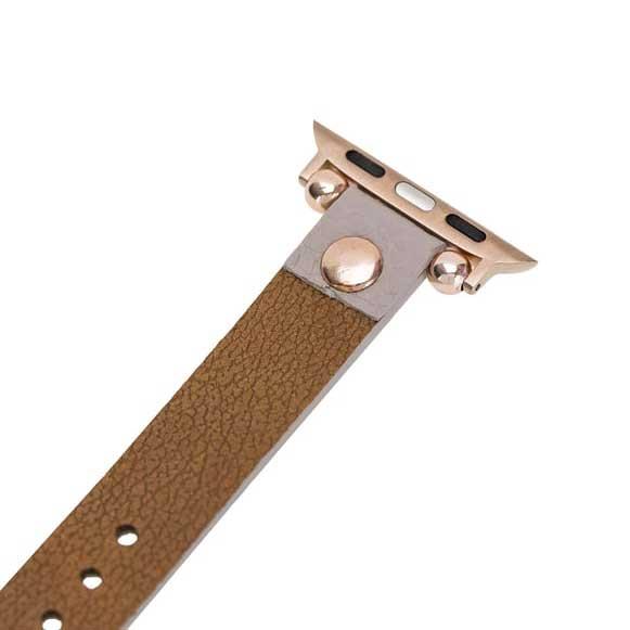 Burkley Apple Watch Slim Deri Kordon 42 ve 44 mm Uyumlu BejBurkley Apple Watch Slim Deri Kordon 42 ve 44 mm Uyumlu BejBurkley Saat KordonlarıBurkley