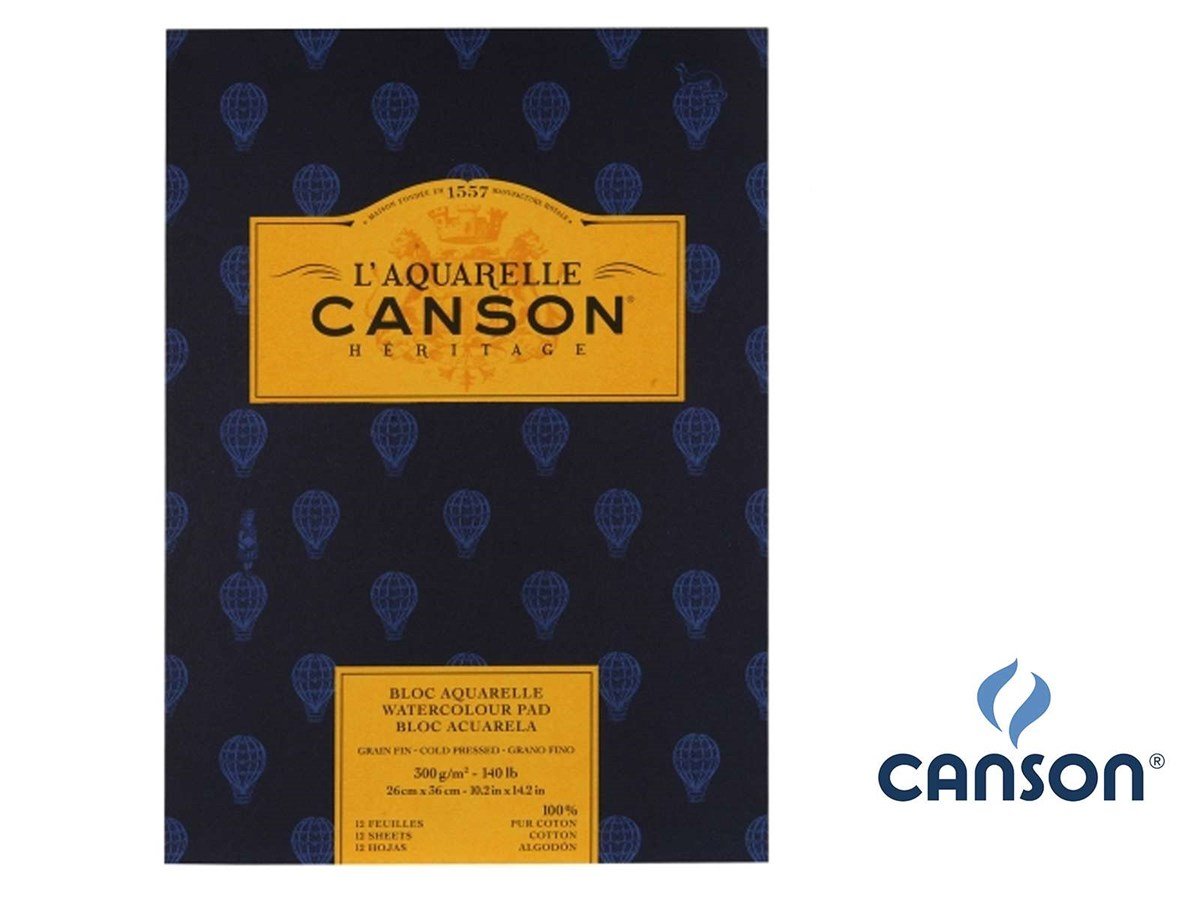 Canson Grain Fin Sulu Boya Blok