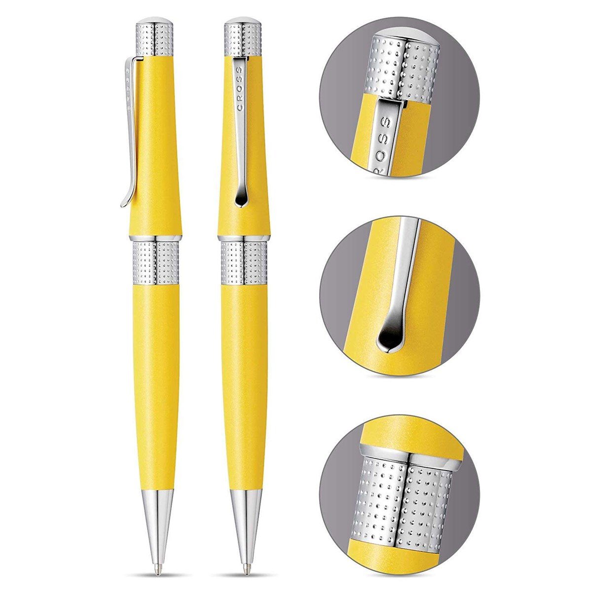 Cross Beverly Sarı Tükenmez Kalem AT0492-20