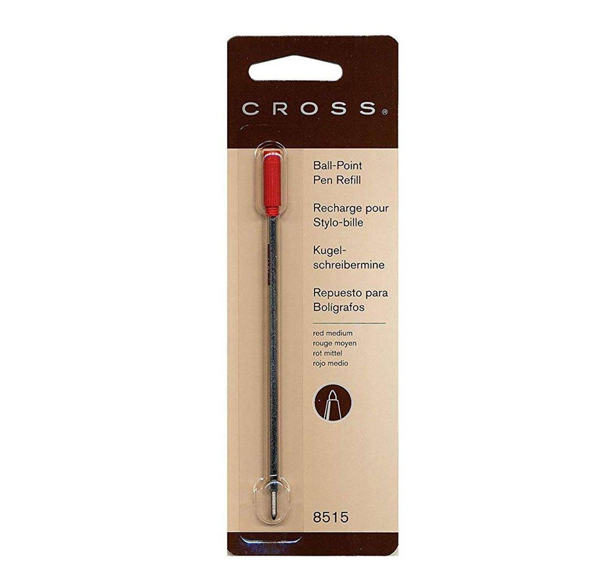 Cross Tükenmez Kalem Yedeği Kırmızı Medium 8515