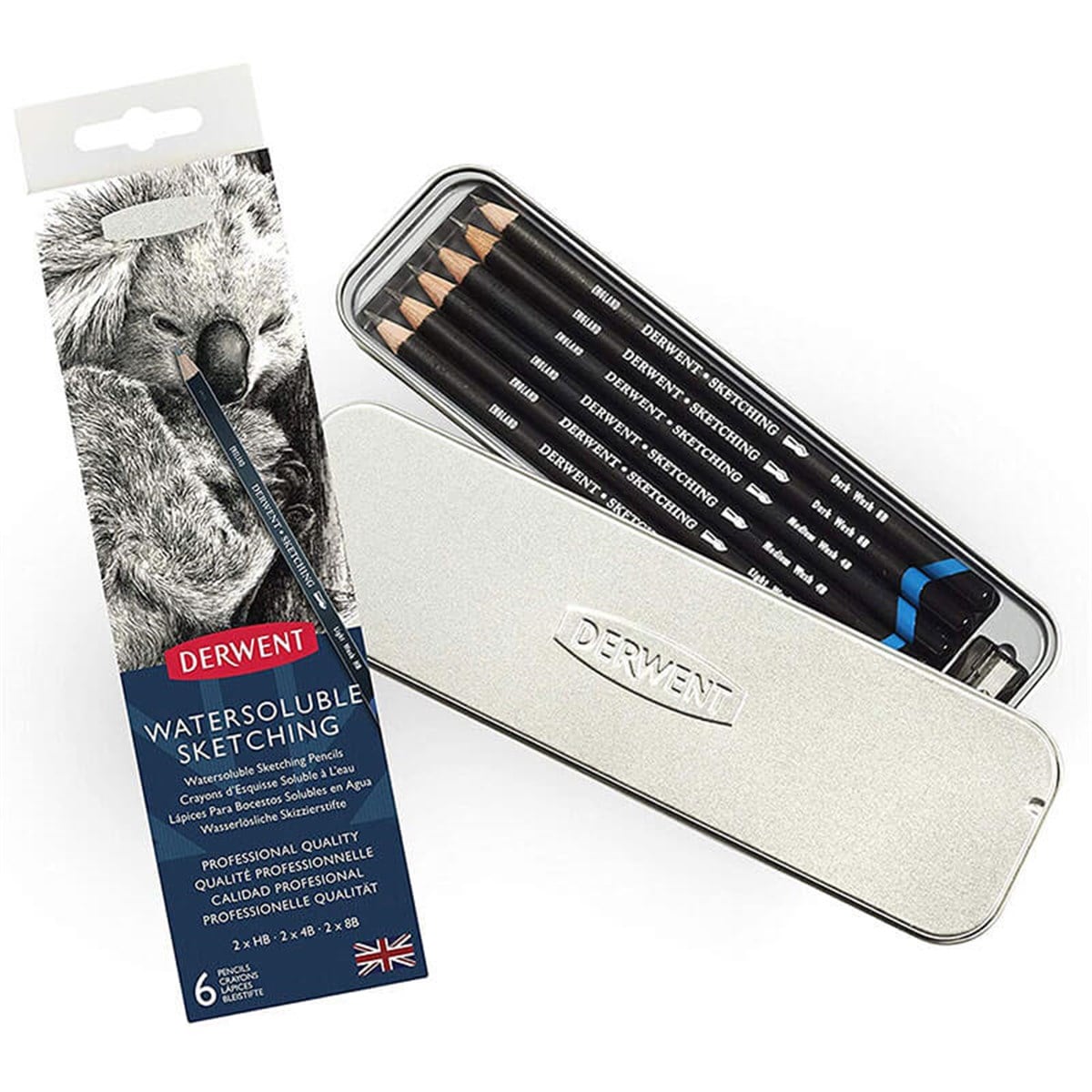 Derwent Watersoluble Sketching 6'lıDerwent Watersoluble Sketching 6'lıTeknik Çizim ve Grafik KalemleriDerwent