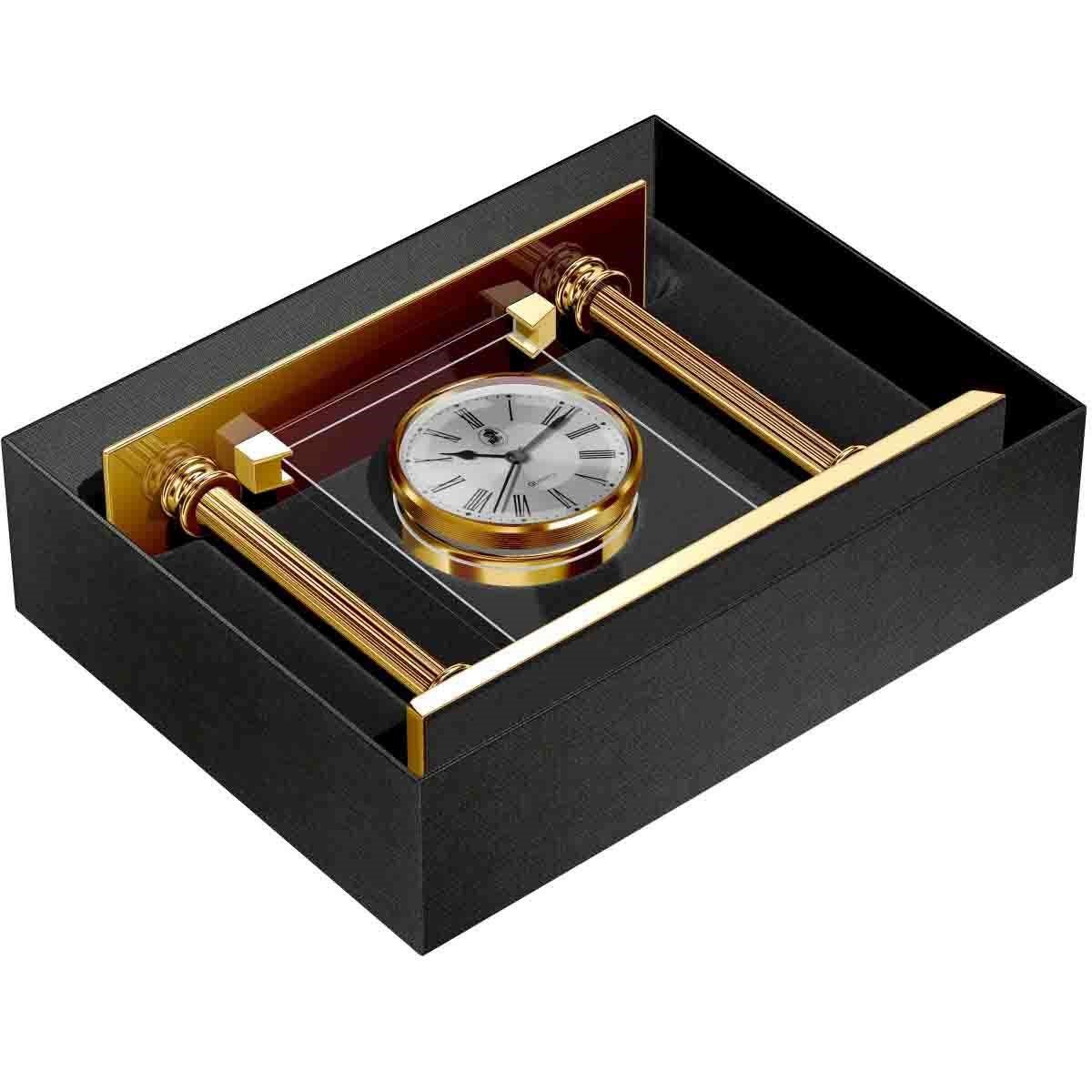 El Casco 23Kt Altın Masa Saati  M-663 L