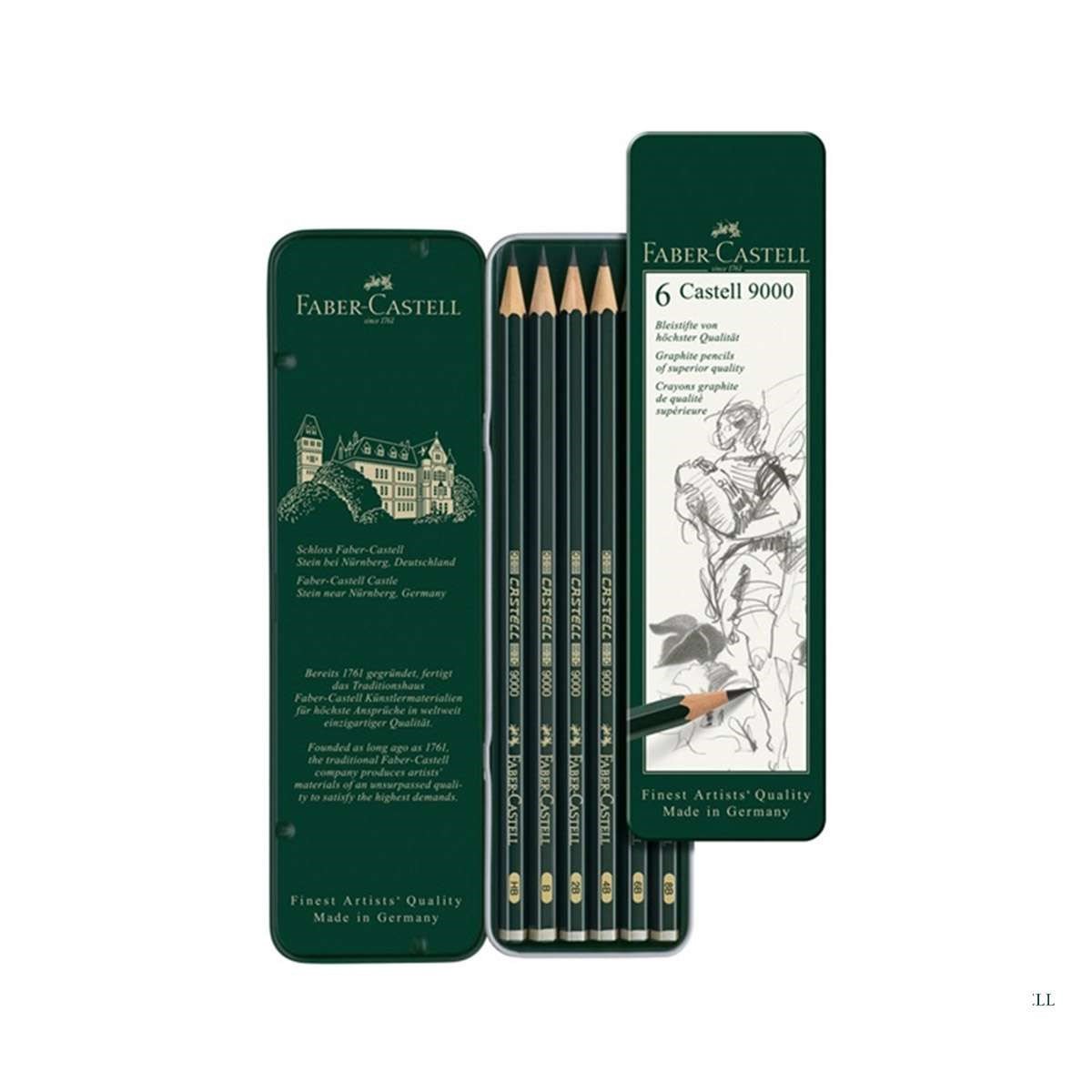 Faber Castell 9000 Serisi 6 Parça Set