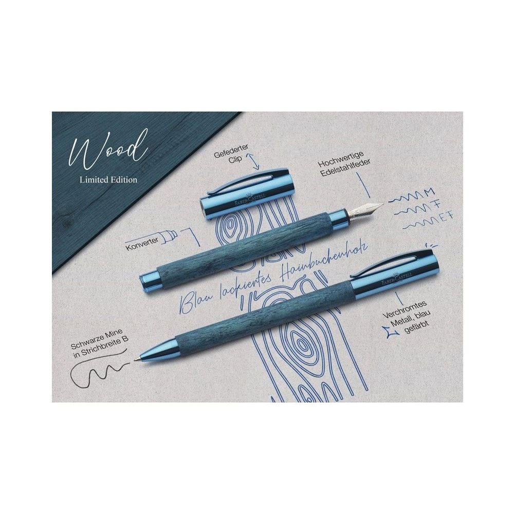 Faber-Castell Fine Writing Ambition Tükenmez Kalem Blue Wood 148035Faber-Castell Fine Writing Ambition Tükenmez Kalem Blue Wood 148035Tükenmez KalemFaber-Castell