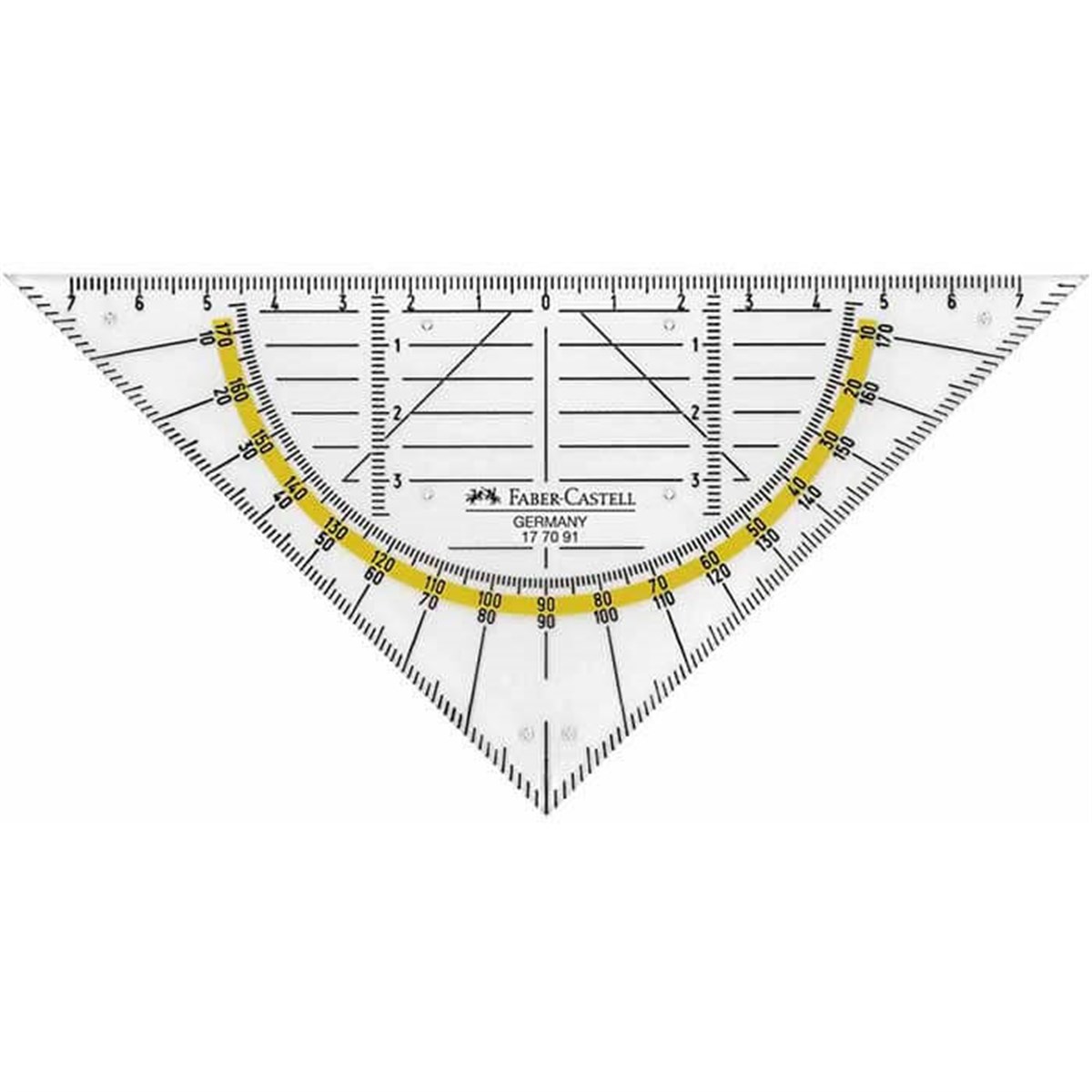 Faber-Castell Geometrik Dreieck Şablon GönyeMİMARİ & TEKNİKFaber Castell