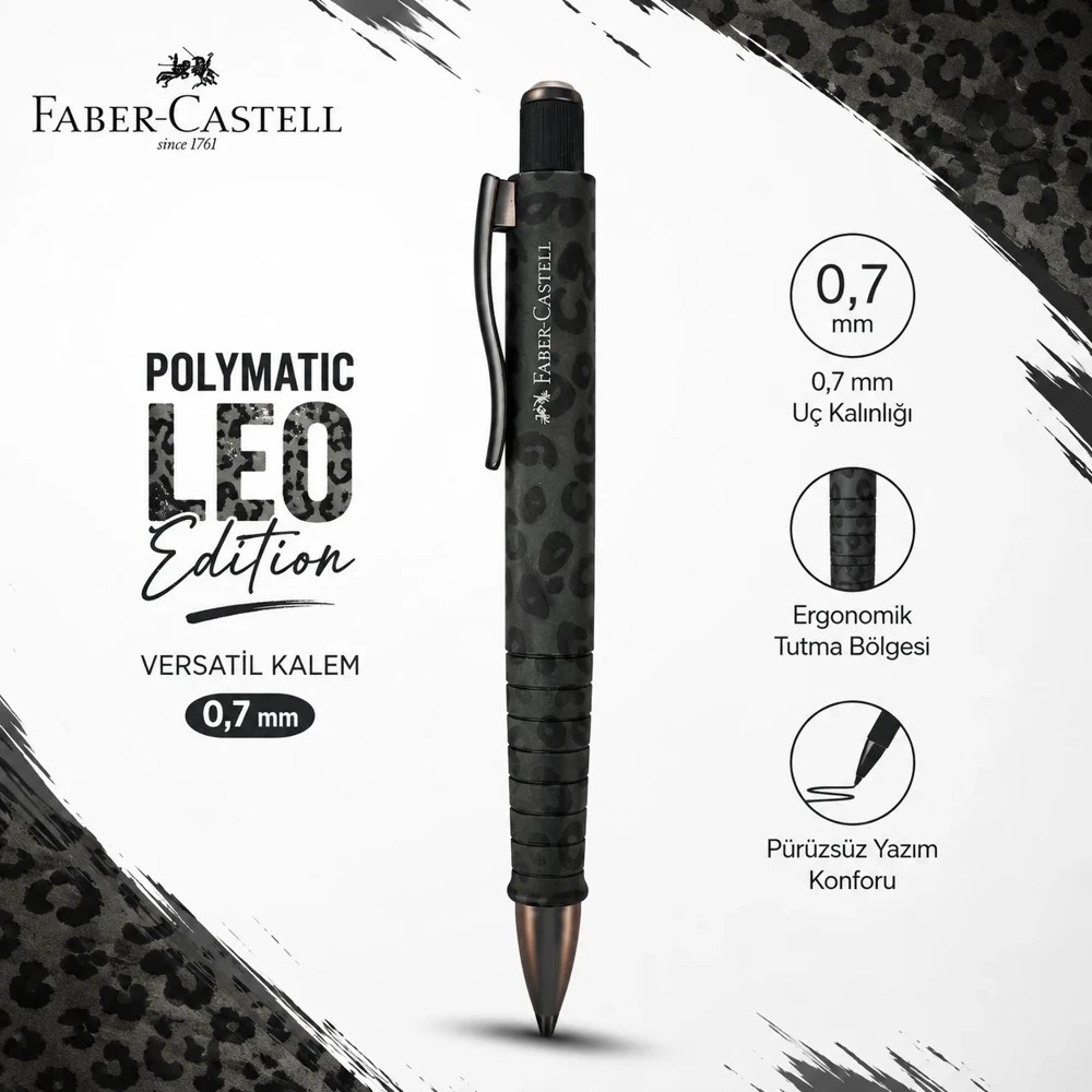 Faber Castell Polymatic Leo Versatil Kalem 0.7mmFaber Castell Polymatic Leo Versatil Kalem 0.7mmVersatil Kalem (Okul)Faber-Castell