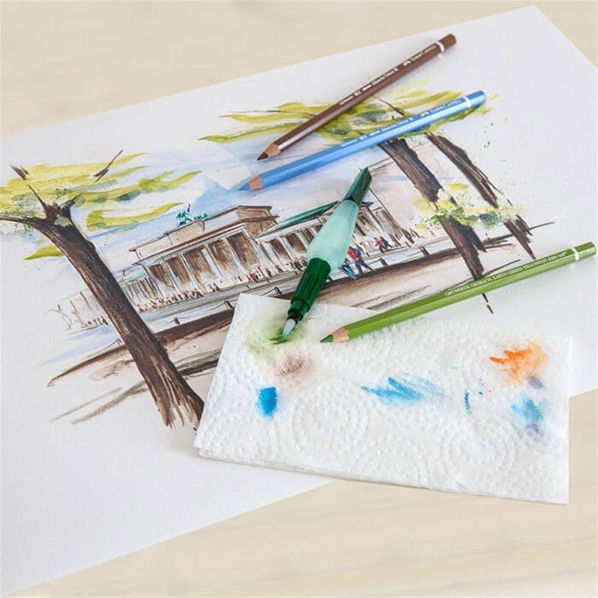 Faber Castell Su Hazneli Sulu Boya FırçasıFaber Castell Su Hazneli Sulu Boya Fırçası | Sanat KırtasiyeFırçalarFaber Castell