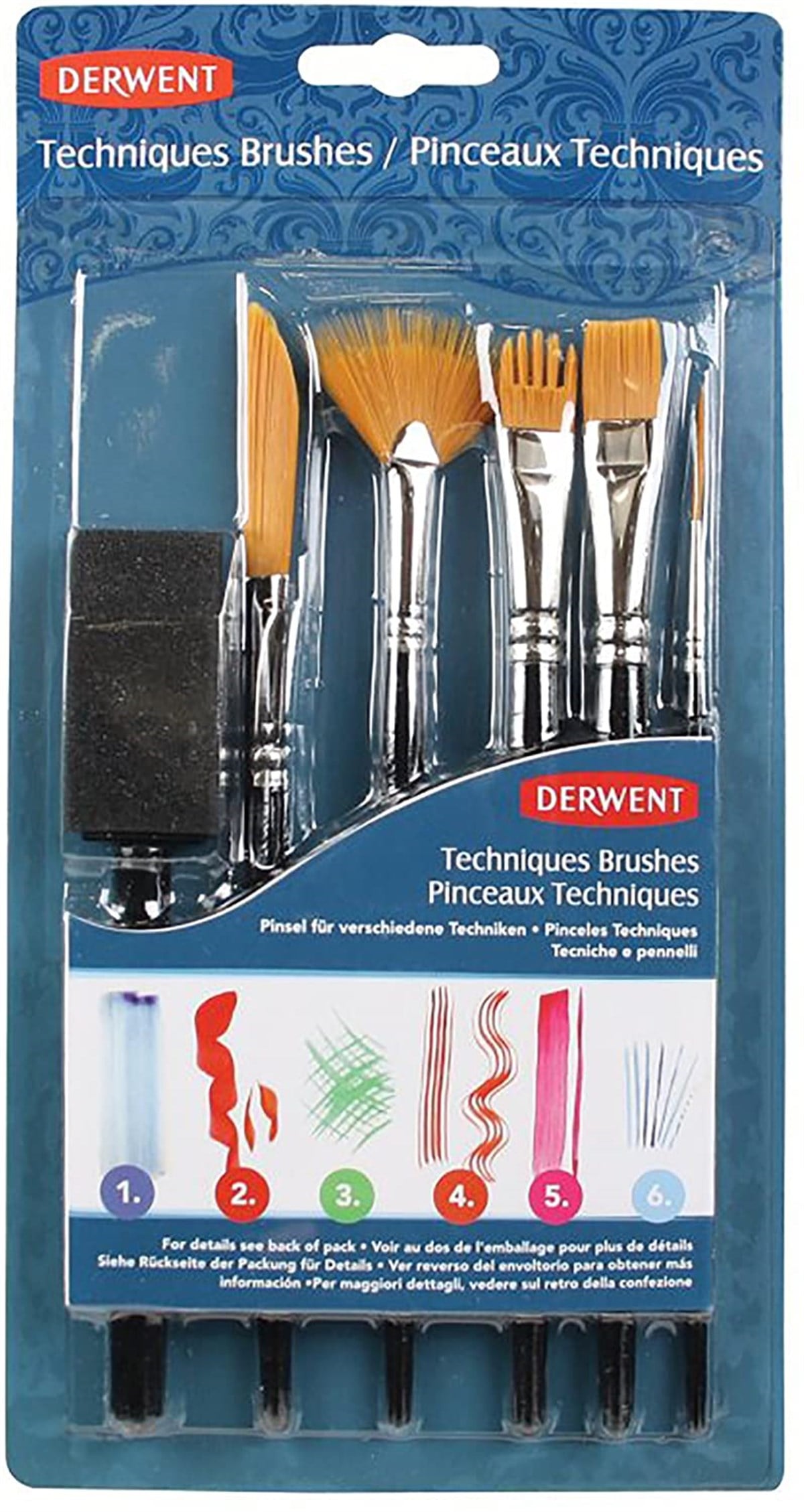 Derwent2302003Derwent Technique Brushes Fırça Seti
