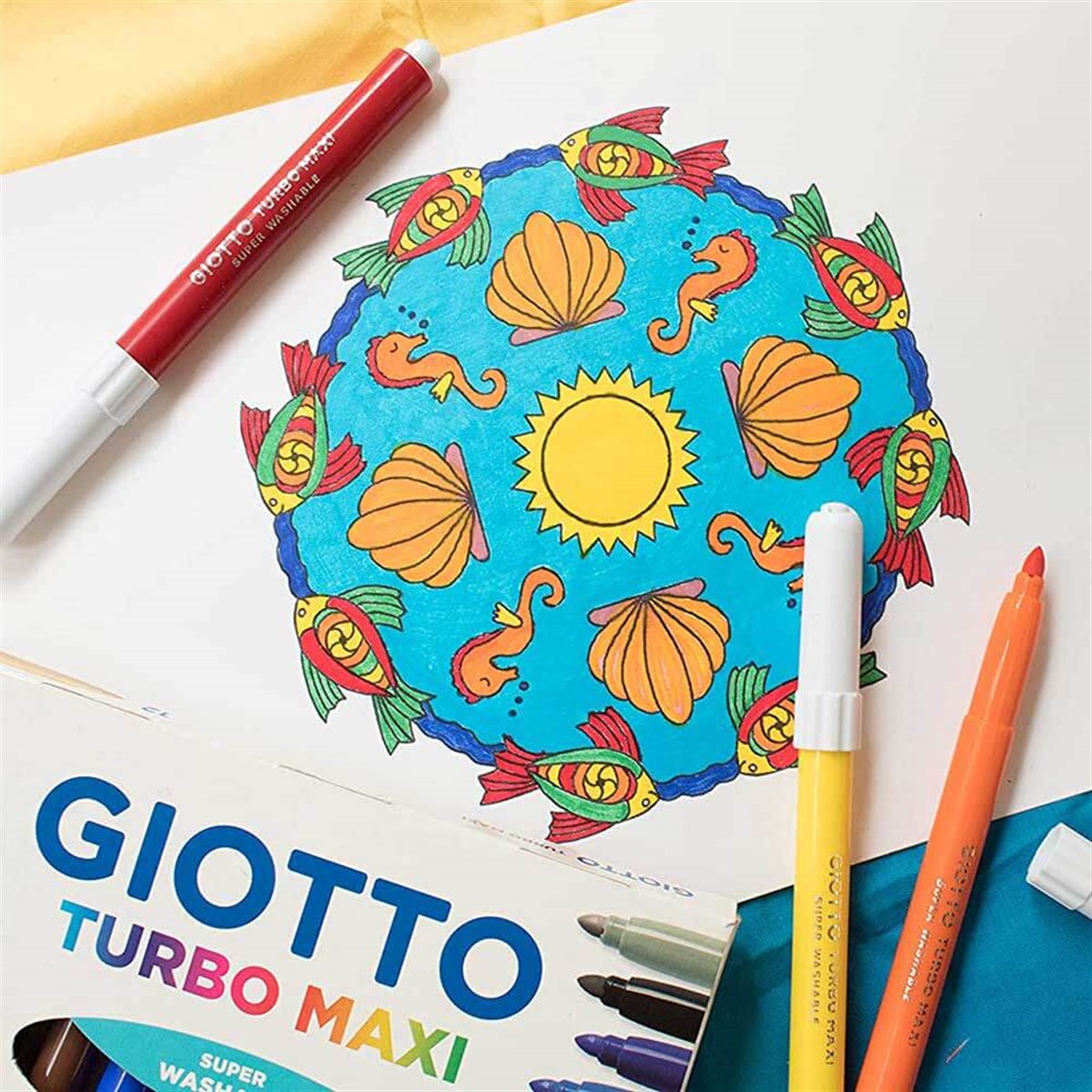 Giotto Turbo Maxi Keçeli Kalem 24'Lü Kutu 455000Giotto Turbo Maxi Keçeli Kalem 24'Lü Kutu 455000Marker KalemGIOTTO