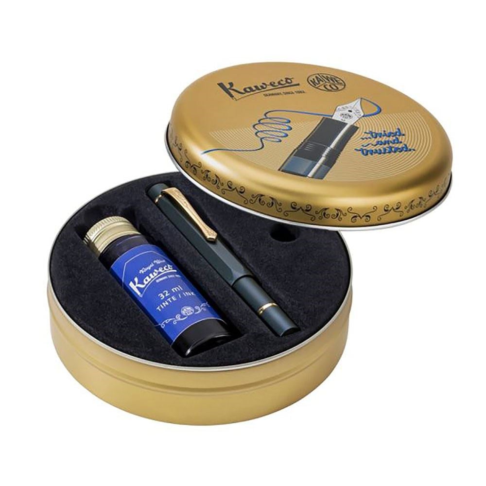 Kaweco PISTON SPORT AL Dolma Kalem Seti M Uç Navy-Gold 11000431Kaweco PISTON SPORT AL Dolma Kalem Seti M Uç Navy-Gold 11000431Dolma KalemKAWECO