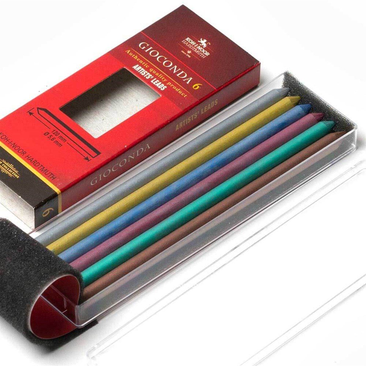 Koh-i-noor 6'lı Metalik 5.6mm Min (Uç) SetiKoh-i-noor 6'lı Metalik 5.6mm Min (Uç) SetiKalem Uçları ve YedeklerKoh-i Noor