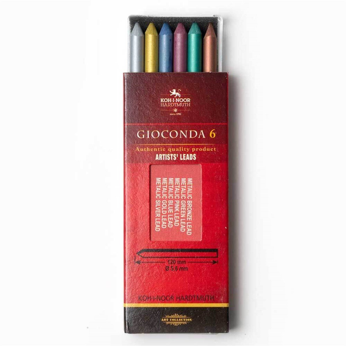 Koh-i-noor 6'lı Metalik 5.6mm Min (Uç) SetiKoh-i-noor 6'lı Metalik 5.6mm Min (Uç) SetiKalem Uçları ve YedeklerKoh-i Noor