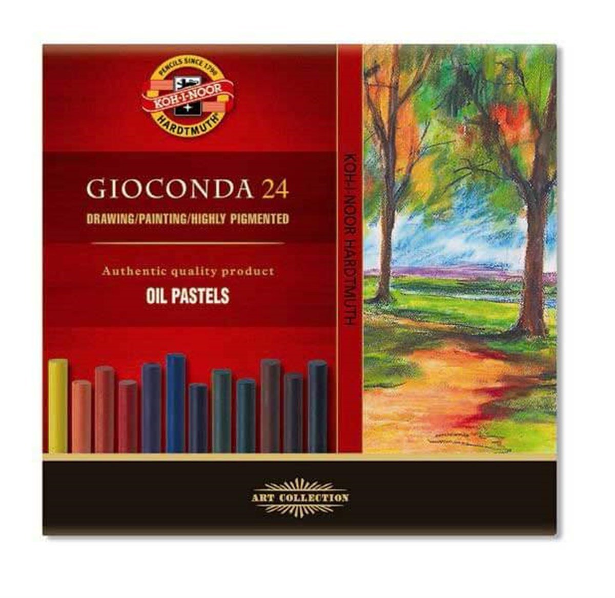 Koh-i Noor Gioconda Pastel Boya Seti 24'lü 8354Yağlı PastellerKoh-i Noor