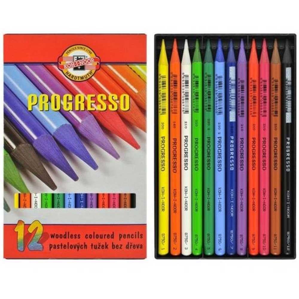 Koh-i-Noor Progresso Kuru Boya Kalemi 12'li SetKoh-i-Noor Progresso Kuru Boya Kalemi 12'li SetKuru Boya SetleriKoh-i Noor