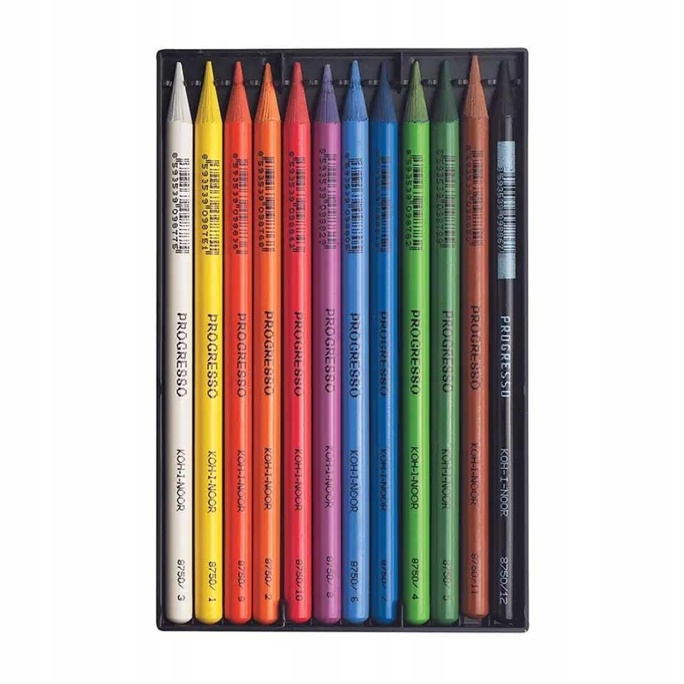 Koh-i-Noor Progresso Kuru Boya Kalemi 12'li SetKoh-i-Noor Progresso Kuru Boya Kalemi 12'li SetKuru Boya SetleriKoh-i Noor