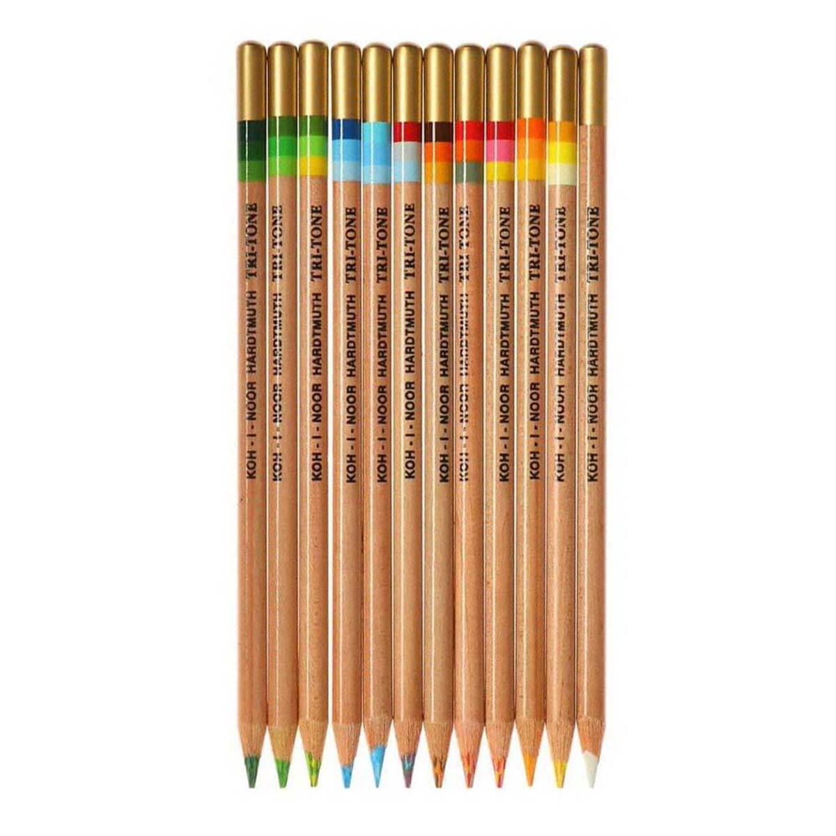 Koh-i-noor Renkli Kalem Seti 12'li Tri-Tone 3442NKoh-i-noor Renkli Kalem Seti 12'li Tri-Tone 3442NKuru Boya SetleriKoh-i Noor