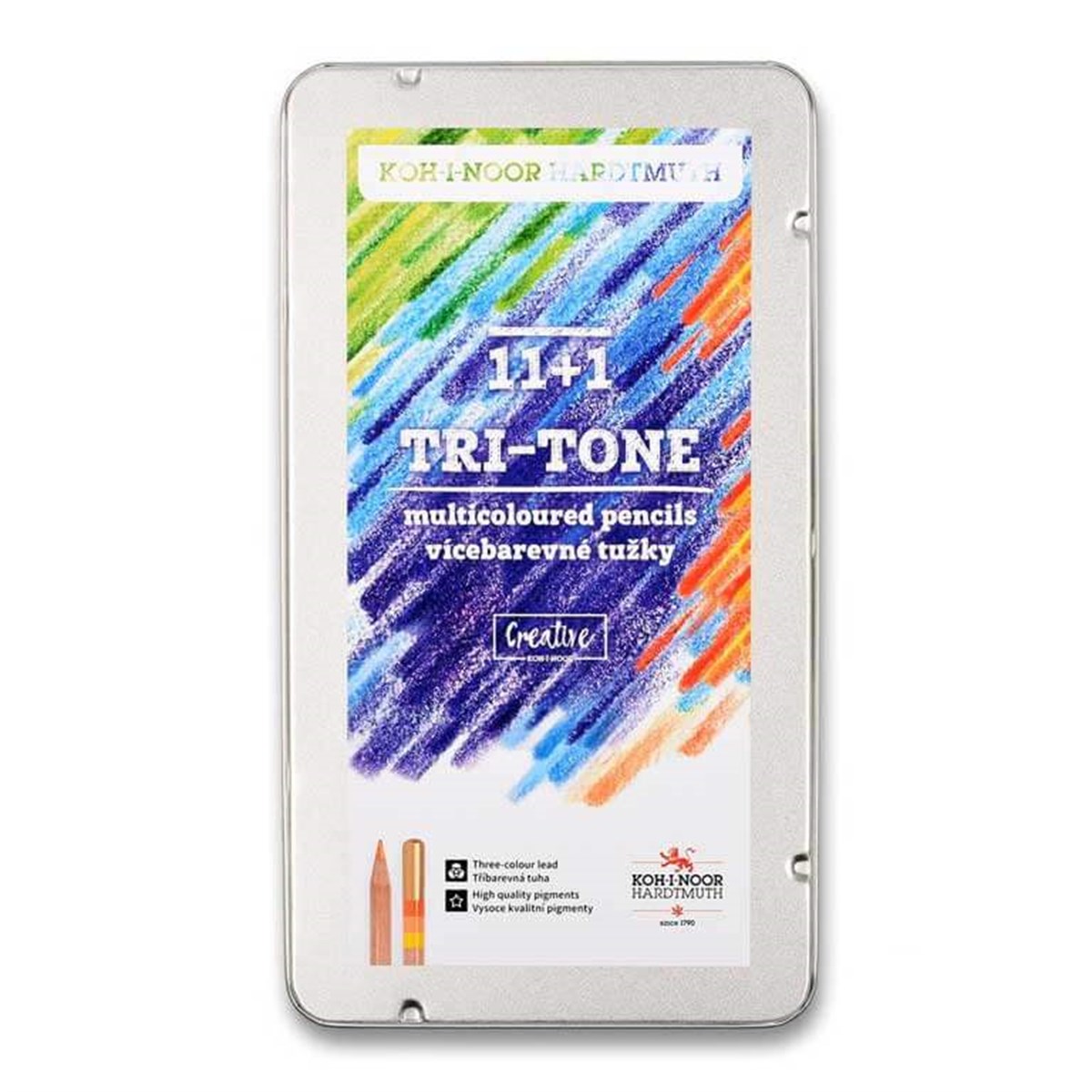 Koh-i-noor Renkli Kalem Seti 12'li Tri-Tone 3442NKoh-i-noor Renkli Kalem Seti 12'li Tri-Tone 3442NKuru Boya SetleriKoh-i Noor