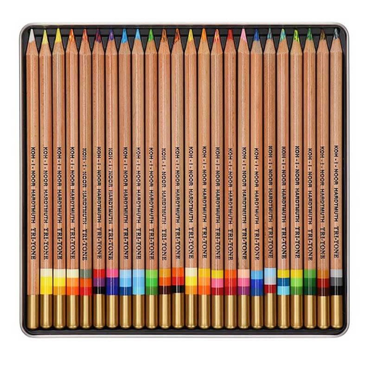 Koh-i-noor Renkli Kalem Seti 24'lü Tri-Tone 3444NKoh-i-noor Renkli Kalem Seti 24'lü Tri-Tone 3444NKuru Boya SetleriKoh-i Noor