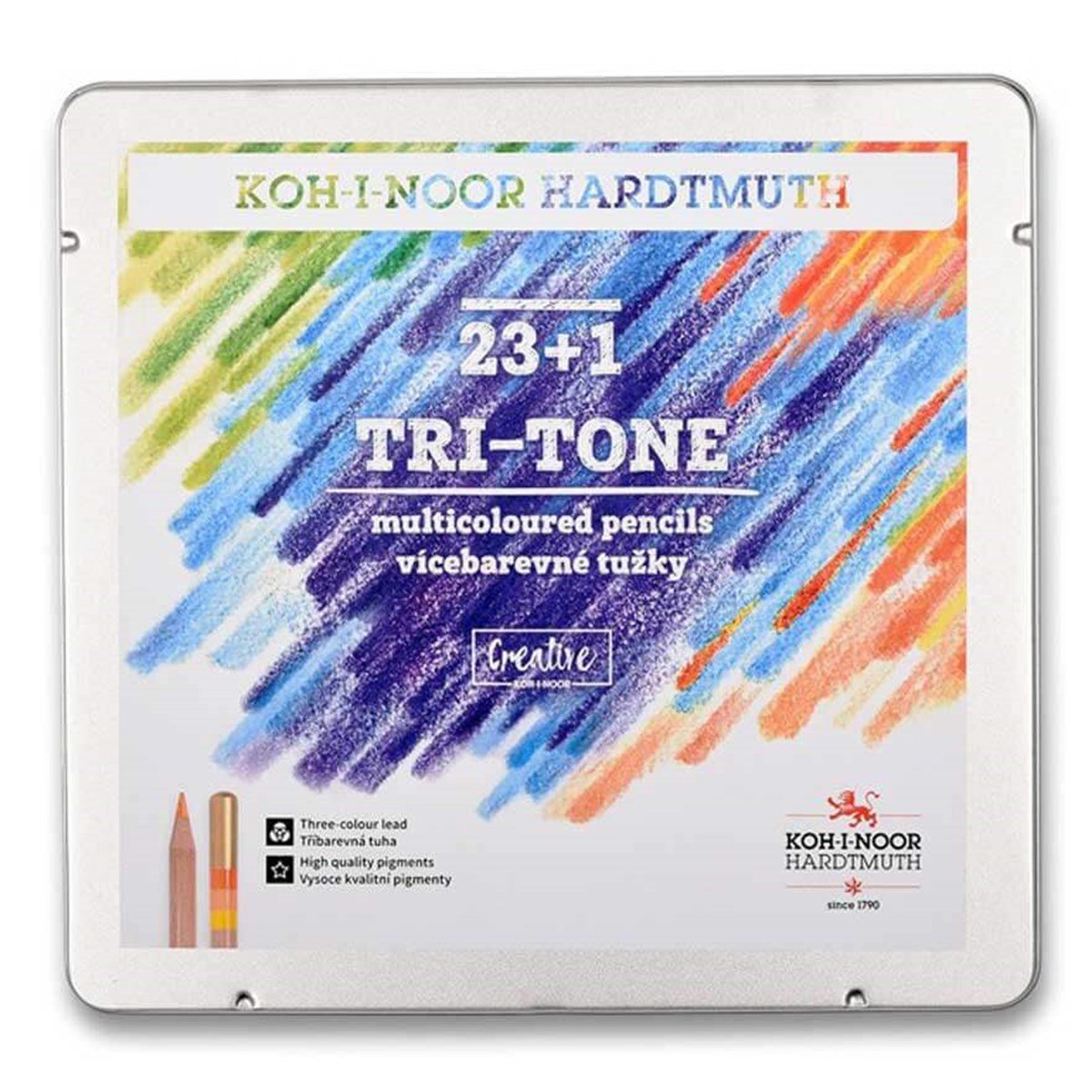 Koh-i-noor Renkli Kalem Seti 24'lü Tri-Tone 3444NKoh-i-noor Renkli Kalem Seti 24'lü Tri-Tone 3444NKuru Boya SetleriKoh-i Noor