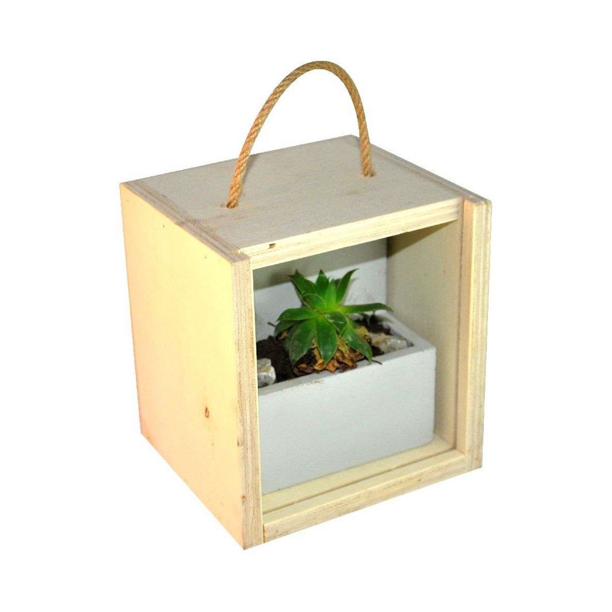 Larte Beton Çiçeklik ve Kalemlik