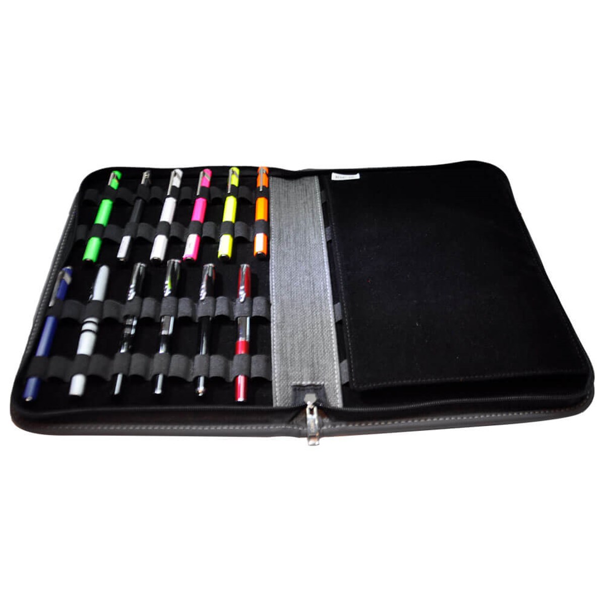 Larte S.Deri Kalem Çantası 24x32 48li Füme DesenliLarte S.Deri Kalem ÇantasıKoleksiyon ÇantasıLarte