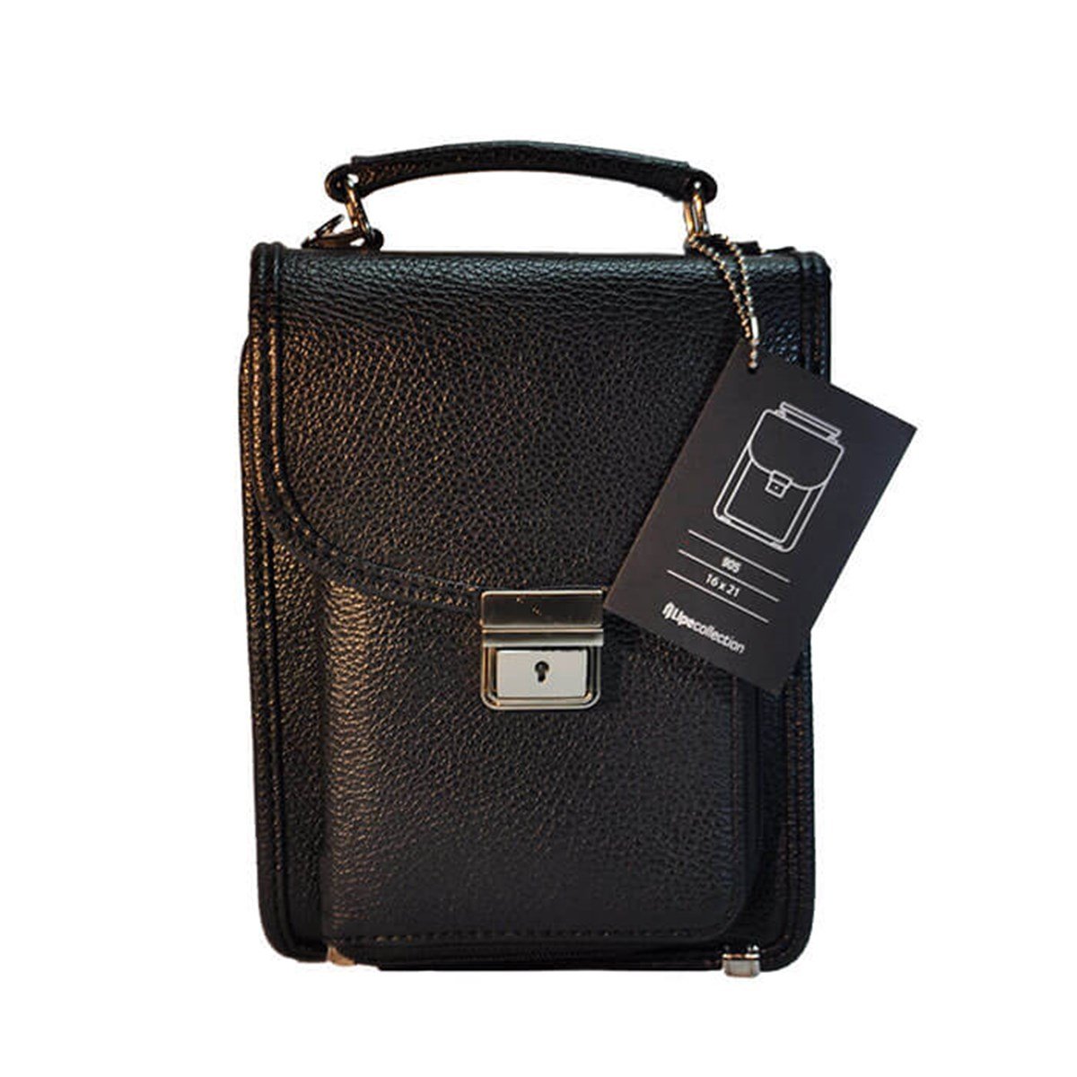 Lipe Collection Siyah Suni Deri El Çantası 16x21Suni Deri El ÇantasıÇantalarLipe Collection