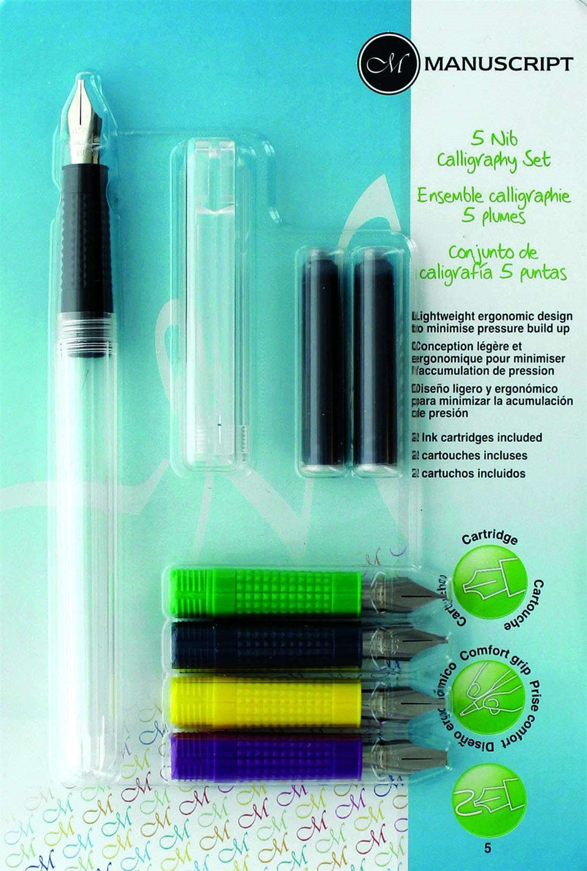 Manuscript 5 Uç Kaligrafi Set