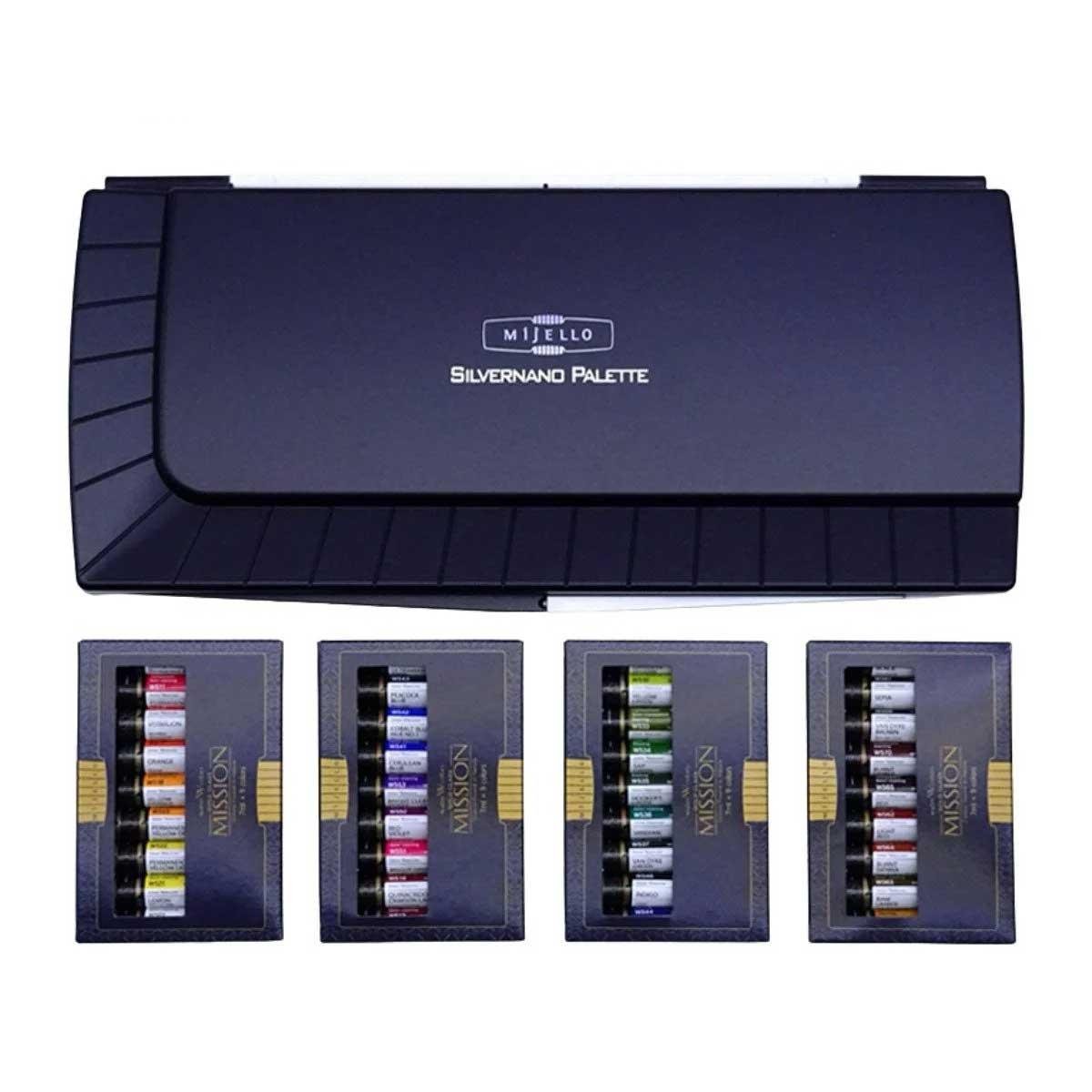 Mijello Mission Gold Class Sulu Boya 7ml 36lı Tüp Silver Nano PaletliMijello Mission Gold Class Sulu Boya 7ml 36lı Tüp Silver Nano PaletliSulu Boya SetleriMijello