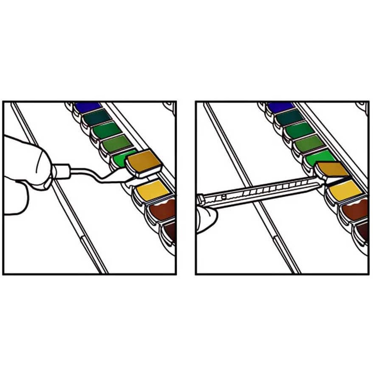 Mission Gold Class Tablet Sulu Boya 24 RenkMission Gold Class Tablet Sulu Boya 24 RenkSulu Boya SetleriMijello