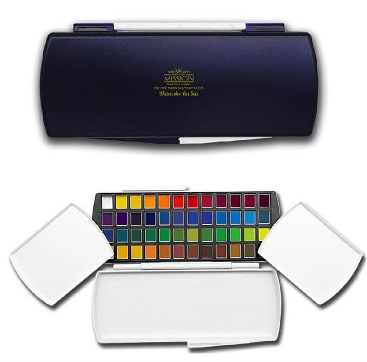 Mission Gold Class Üçlü Tava Suluboya 48 RenkMission Gold Class Üçlü Tava Suluboya 48 RenkSulu Boya SetleriMijello