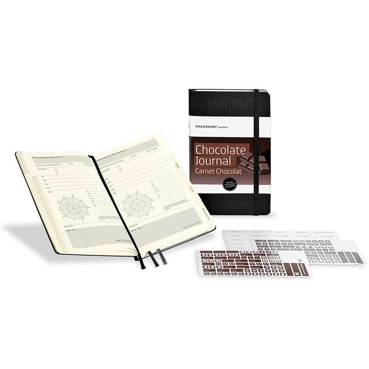 MOLESKINE Hard Cover Notebook - Chocolate Journal 13x21cmAjandaMoleskine