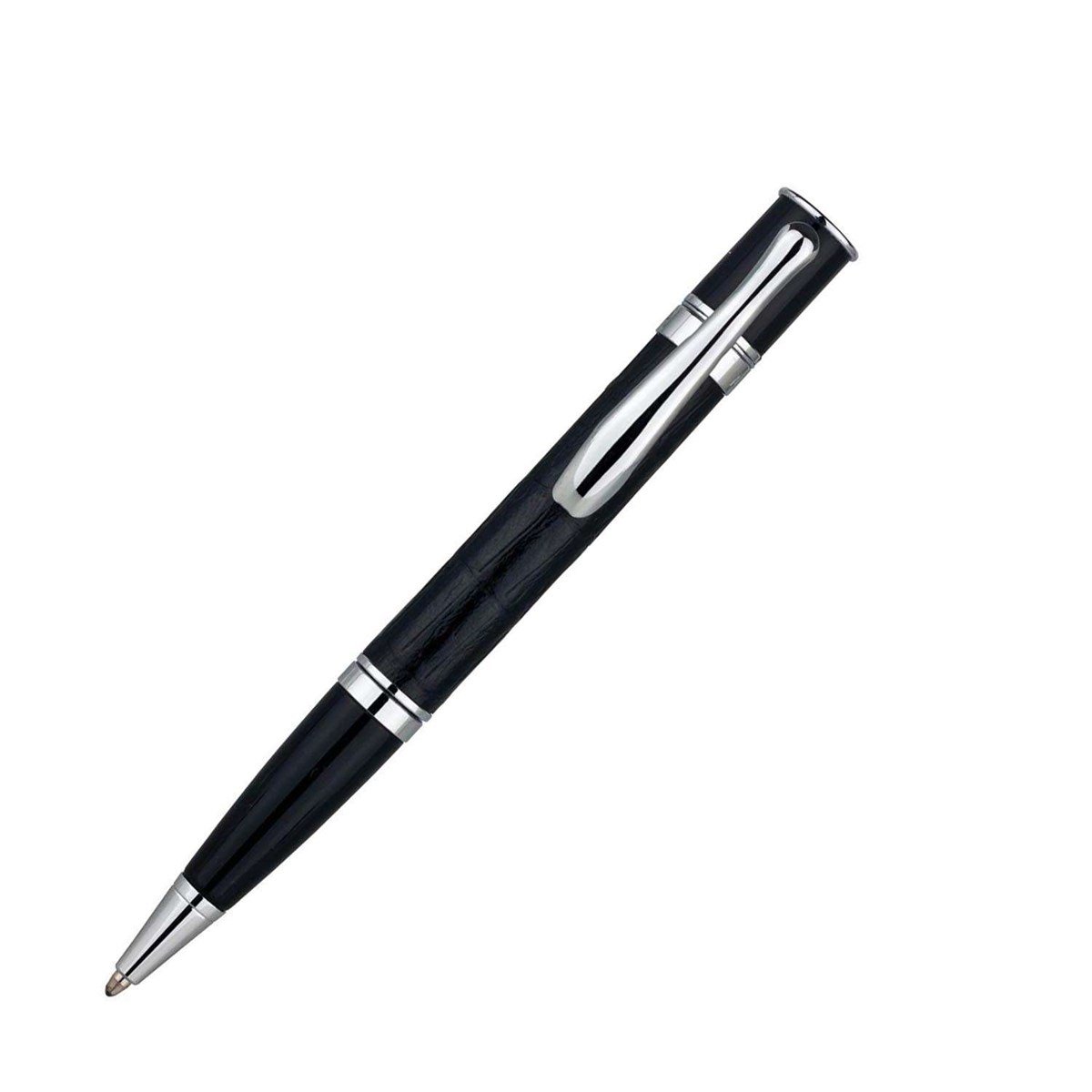 Monteverde Mini Jewelria Deri Siyah Tükenmez Kalem MV59440