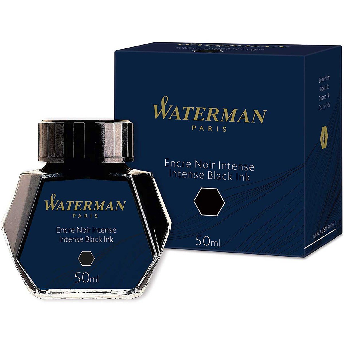 WatermanS0110710Waterman Dolma Kalem Mürekkep, Siyah, 50ml Şişe