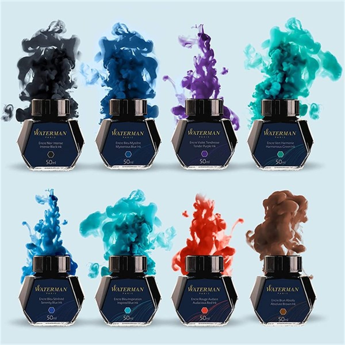 WatermanS0110750Waterman Dolma Kalem Mürekkep, Yumuşak Mor, 50ml Şişe